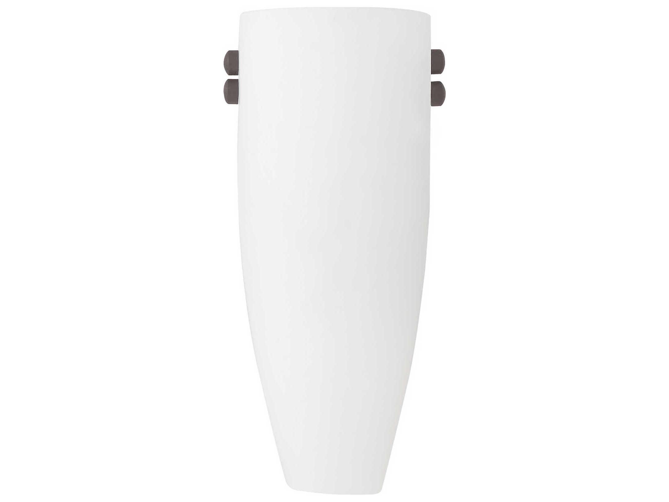 Livex Lighting Coronado 1-Light Bronze Brushed Nickel Glass Wall Sconce