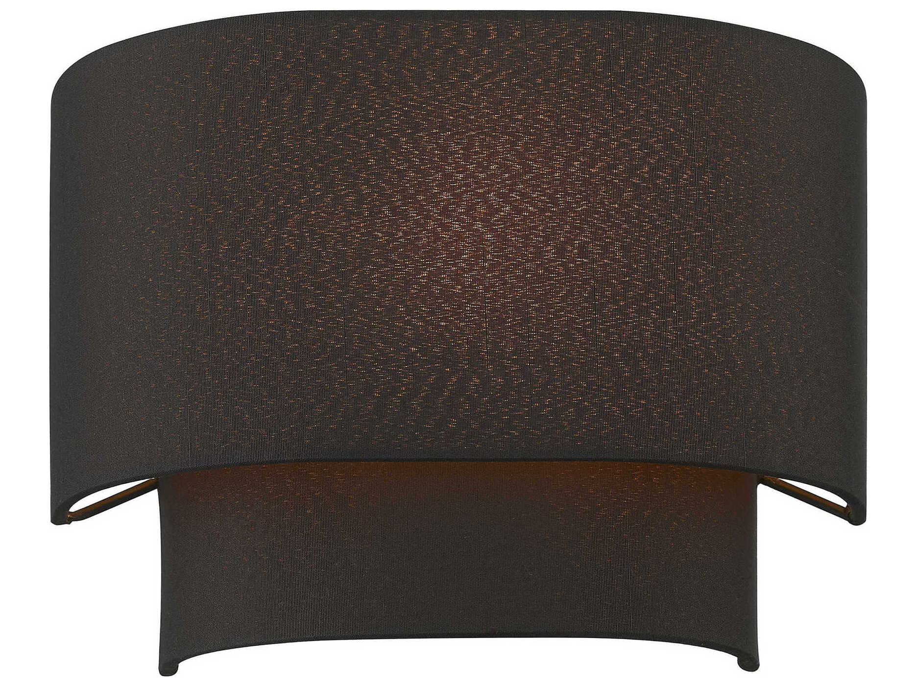 Livex Lighting Sentosa 1-Light Black Wall Sconce