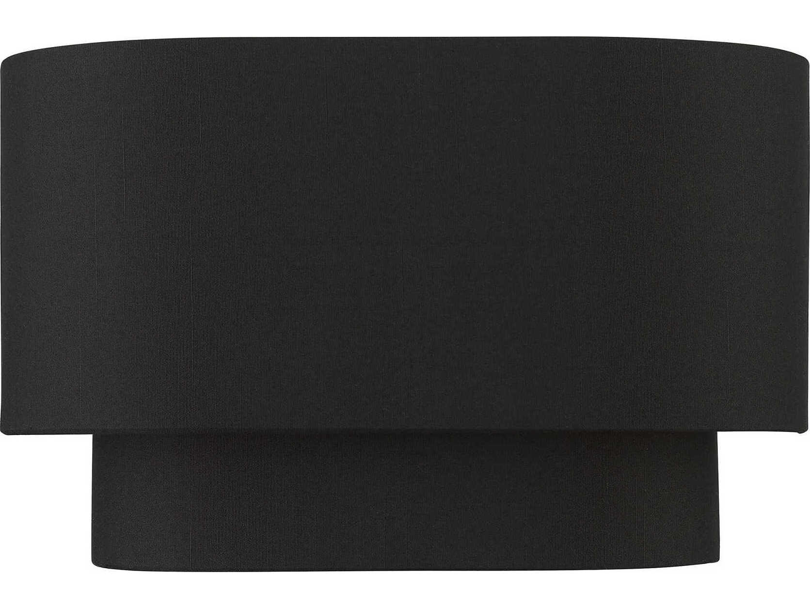 Livex Lighting Sentosa 2-Light Black Wall Sconce