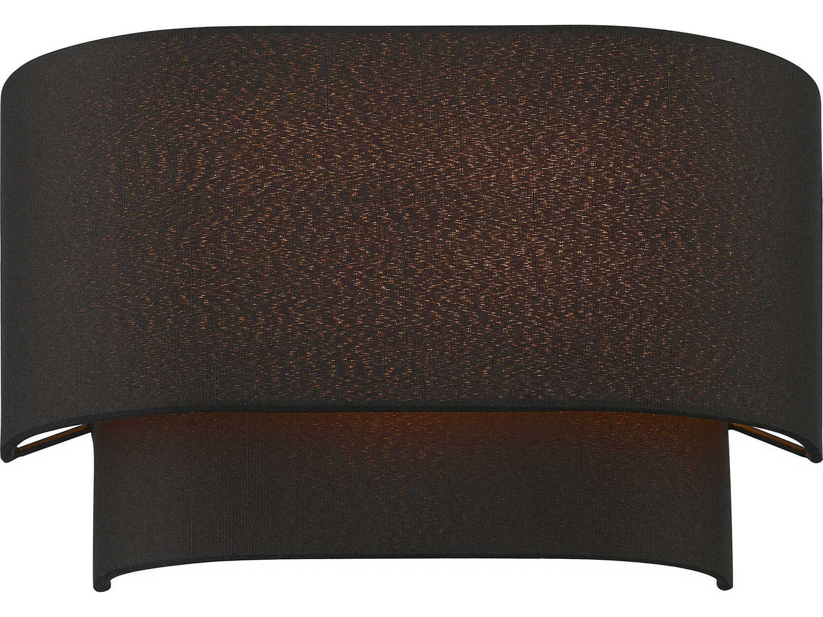 Livex Lighting Sentosa 2-Light Black Wall Sconce