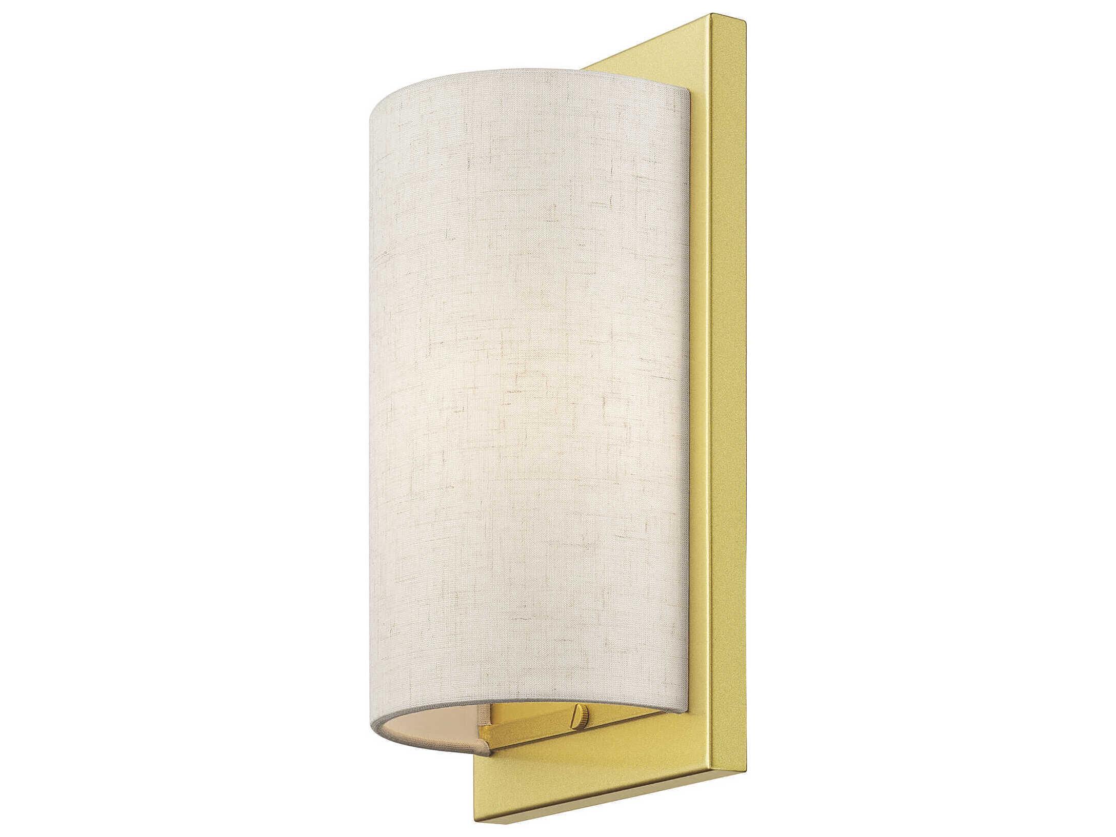 Livex Lighting Brenton 1-Light Soft Gold Wall Sconce