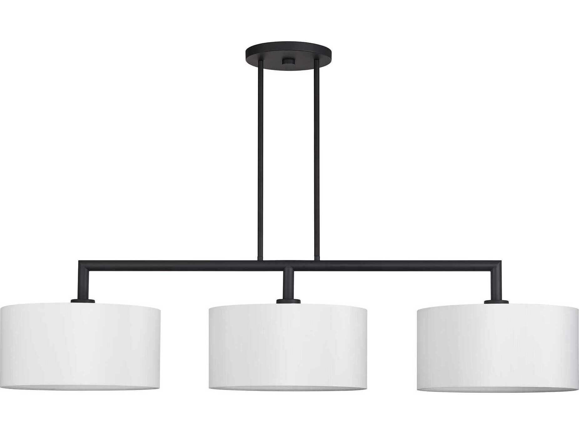 Livex Lighting Meridian 3-Light Bronze Drum Island Pendant