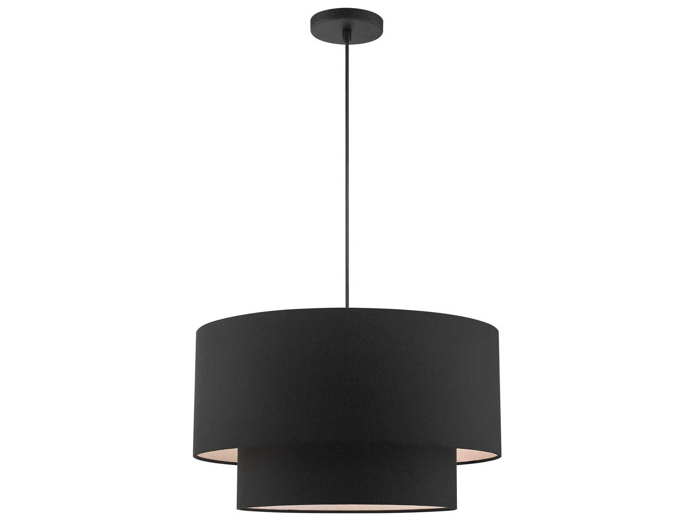 Livex Lighting Bainbridge Black 3 - Light Pendant