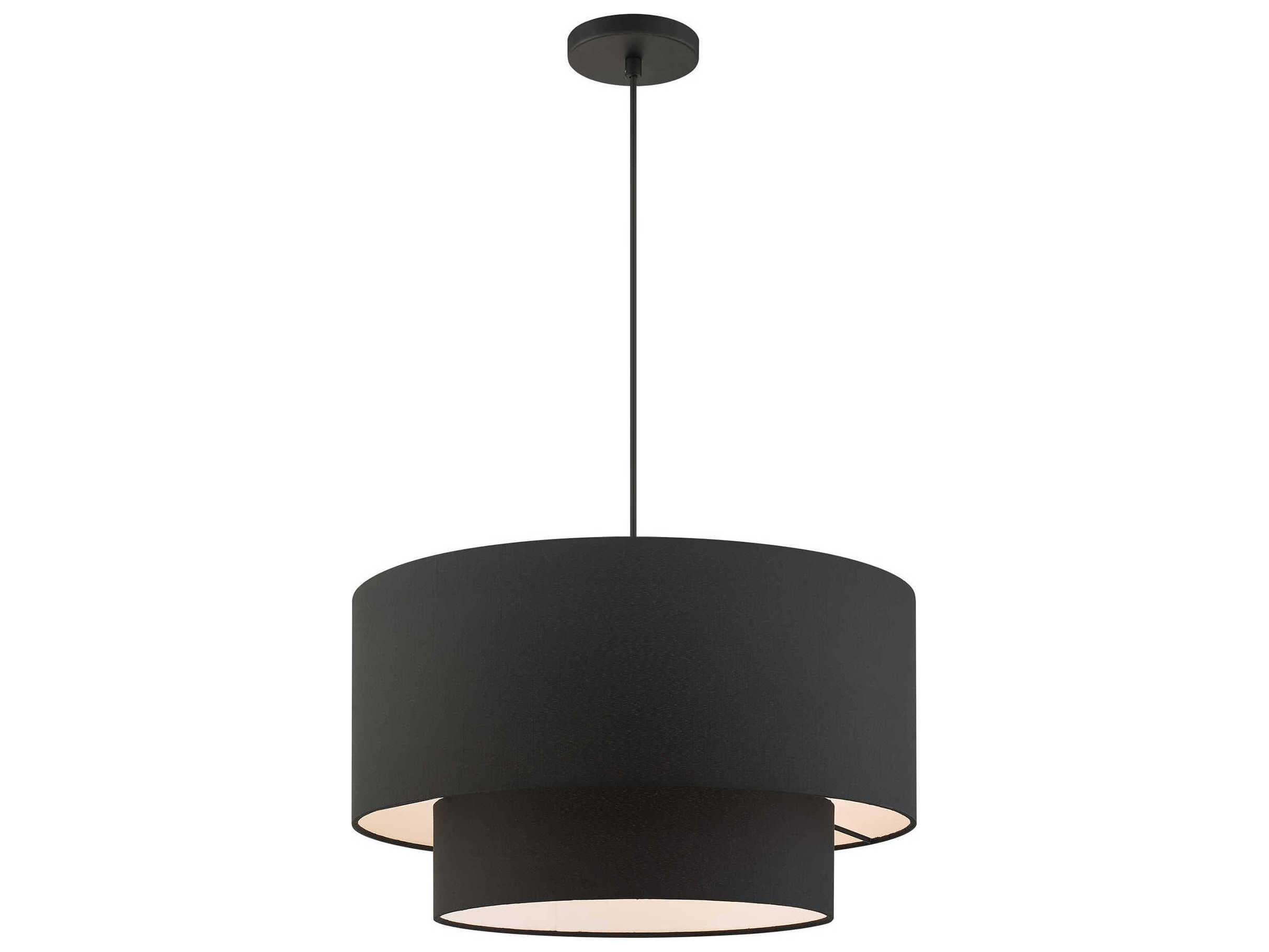 Livex Lighting Bainbridge Black 3 - Light Pendant