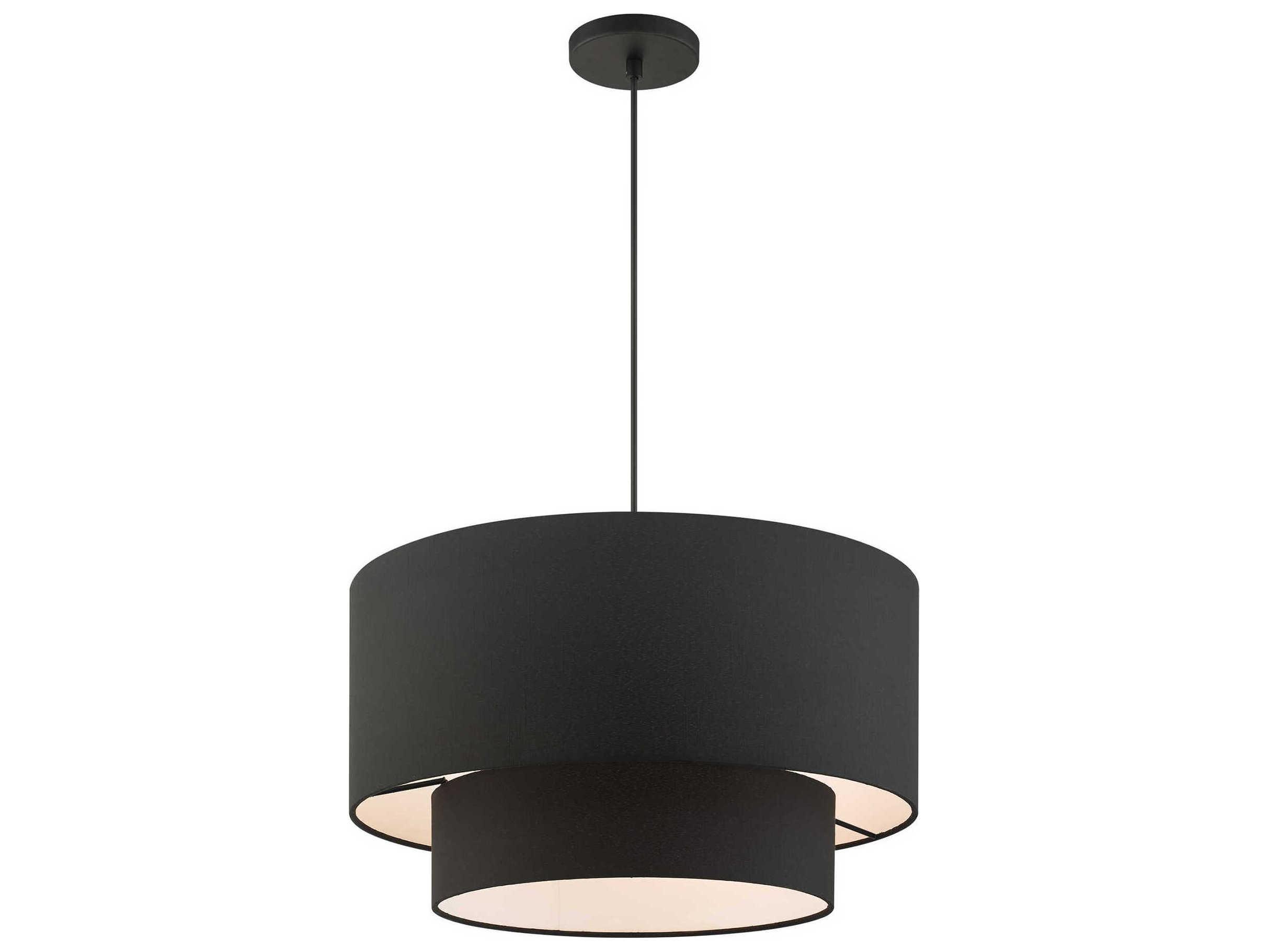 Livex Lighting Bainbridge Black 3 - Light Pendant