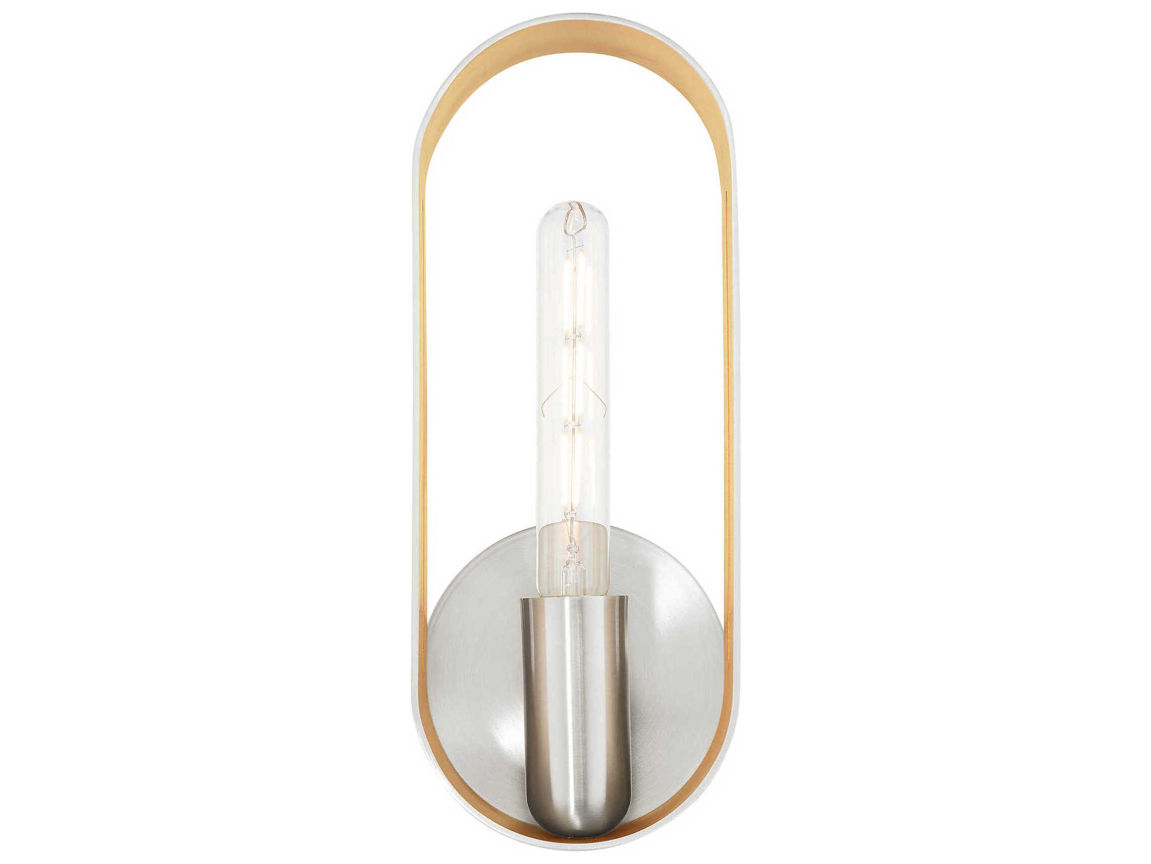 Livex Lighting Ravena 1-Light Brushed Nickel Wall Sconce