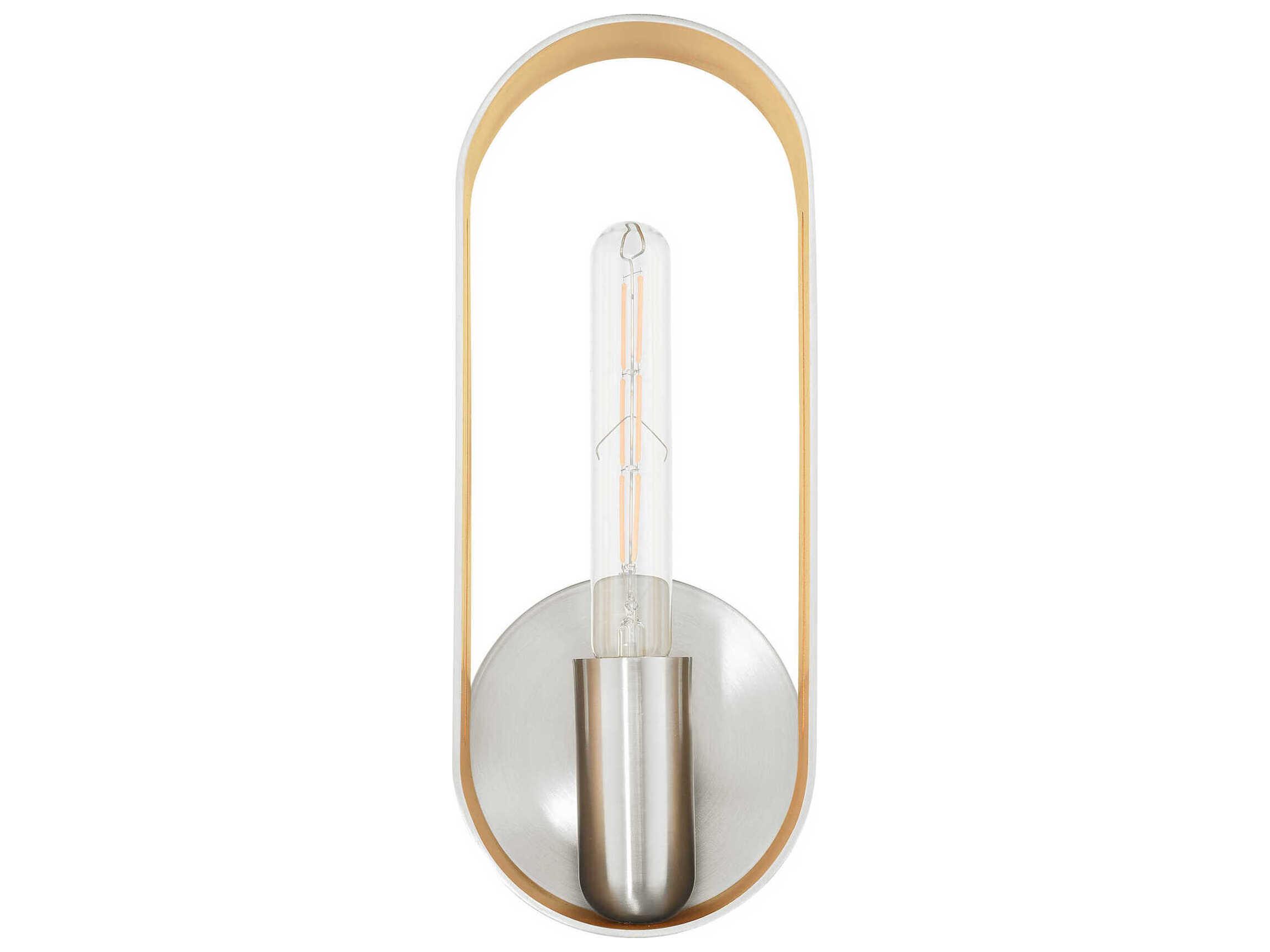 Livex Lighting Ravena 1-Light Brushed Nickel Wall Sconce