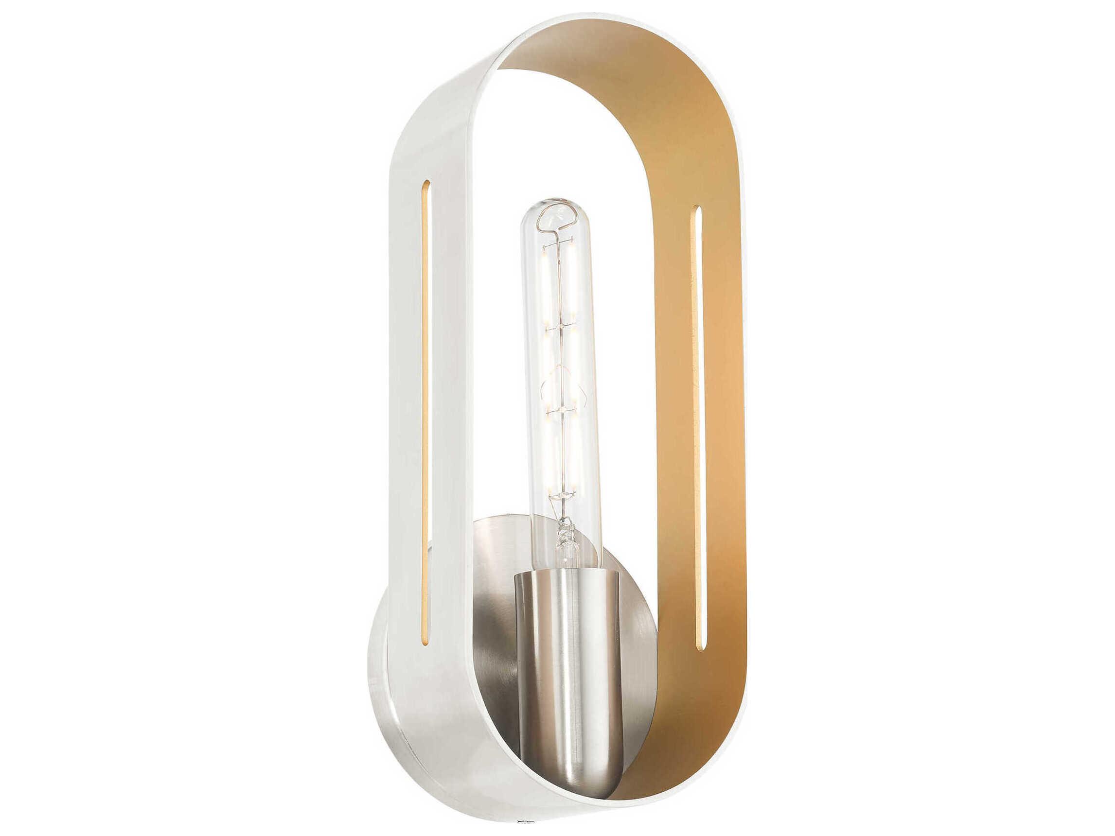 Livex Lighting Ravena 1-Light Brushed Nickel Wall Sconce