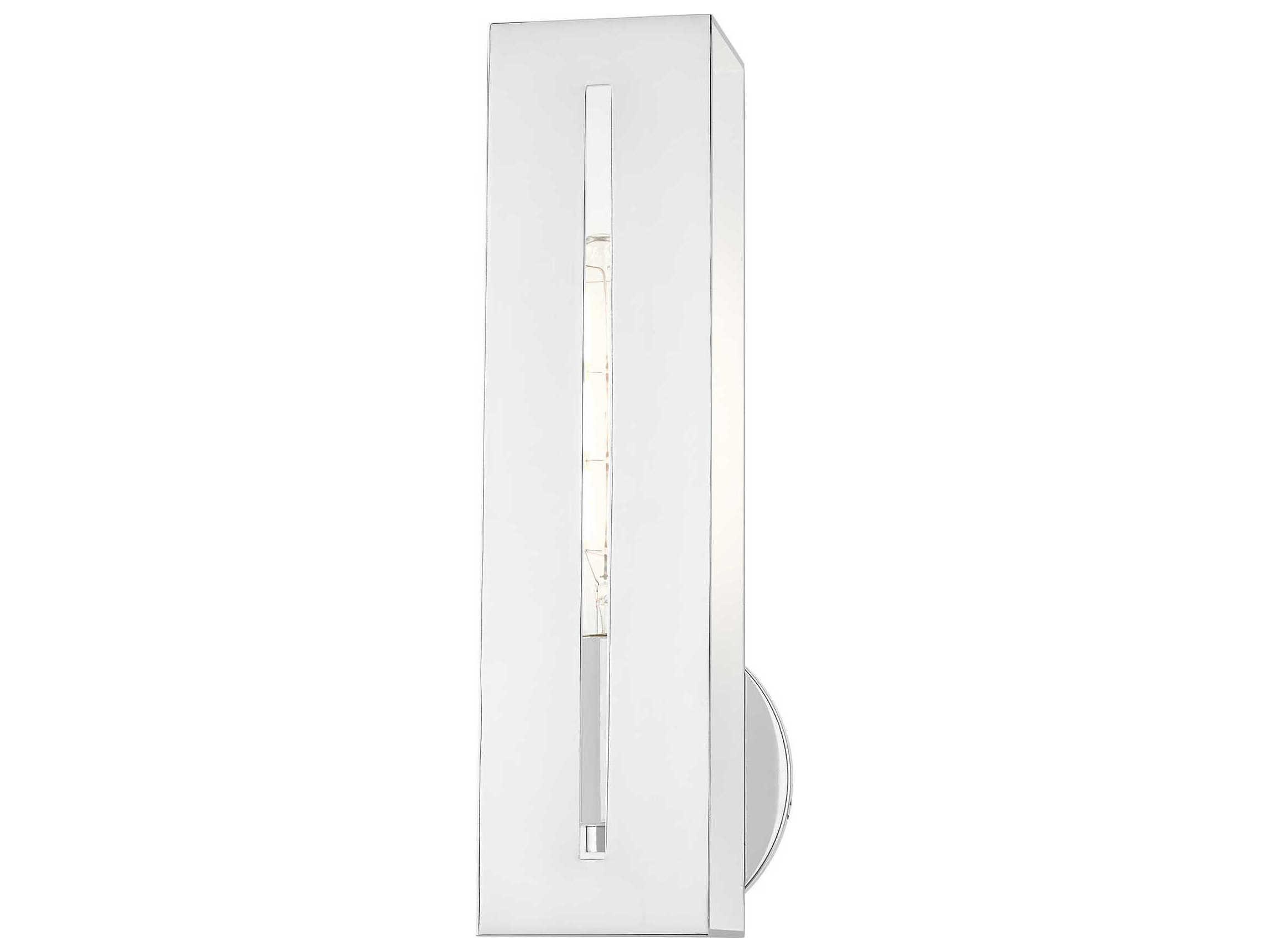 Livex Lighting Soma 1-Light Polished Chrome Wall Sconce