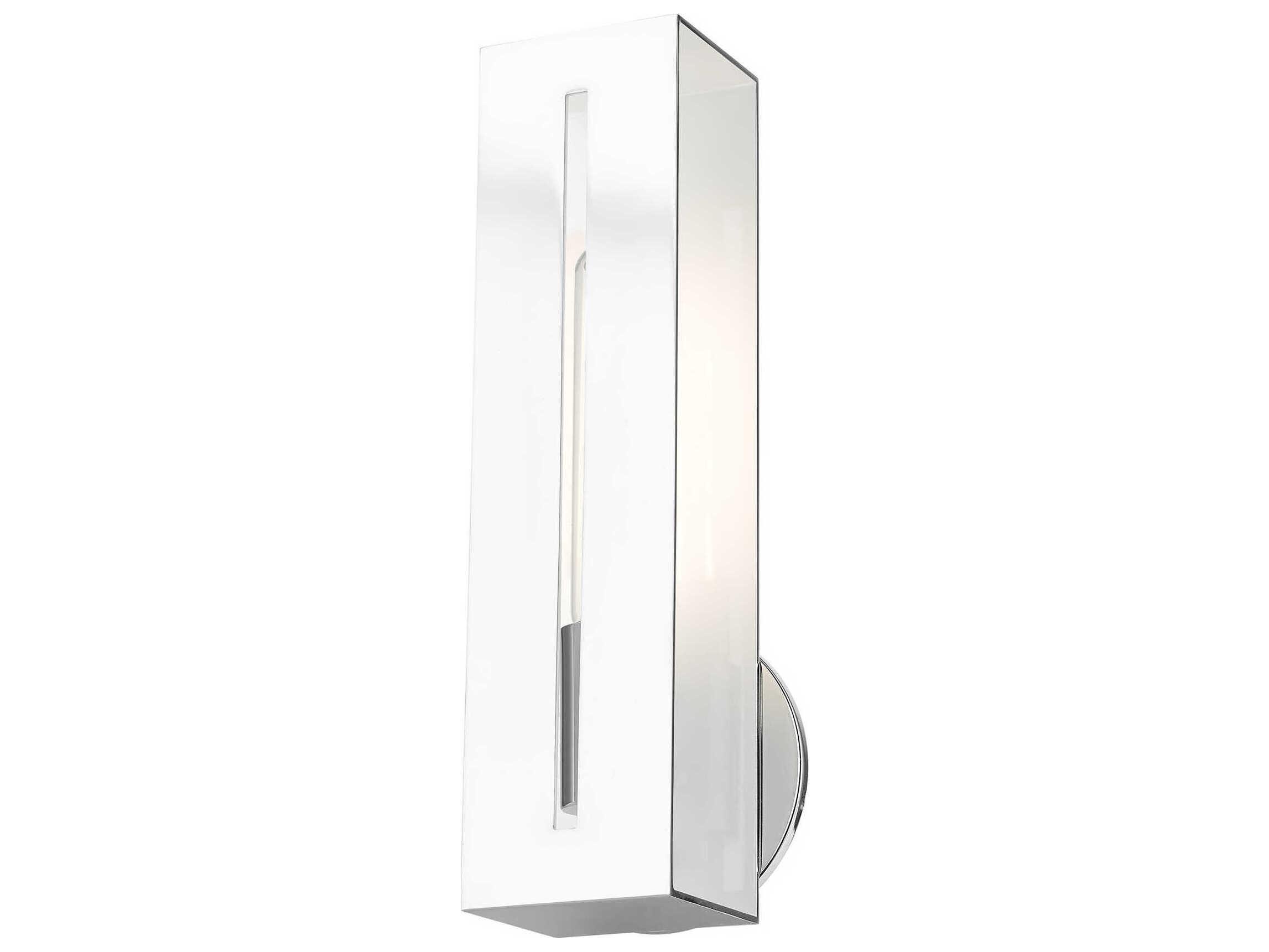 Livex Lighting Soma 1-Light Polished Chrome Wall Sconce
