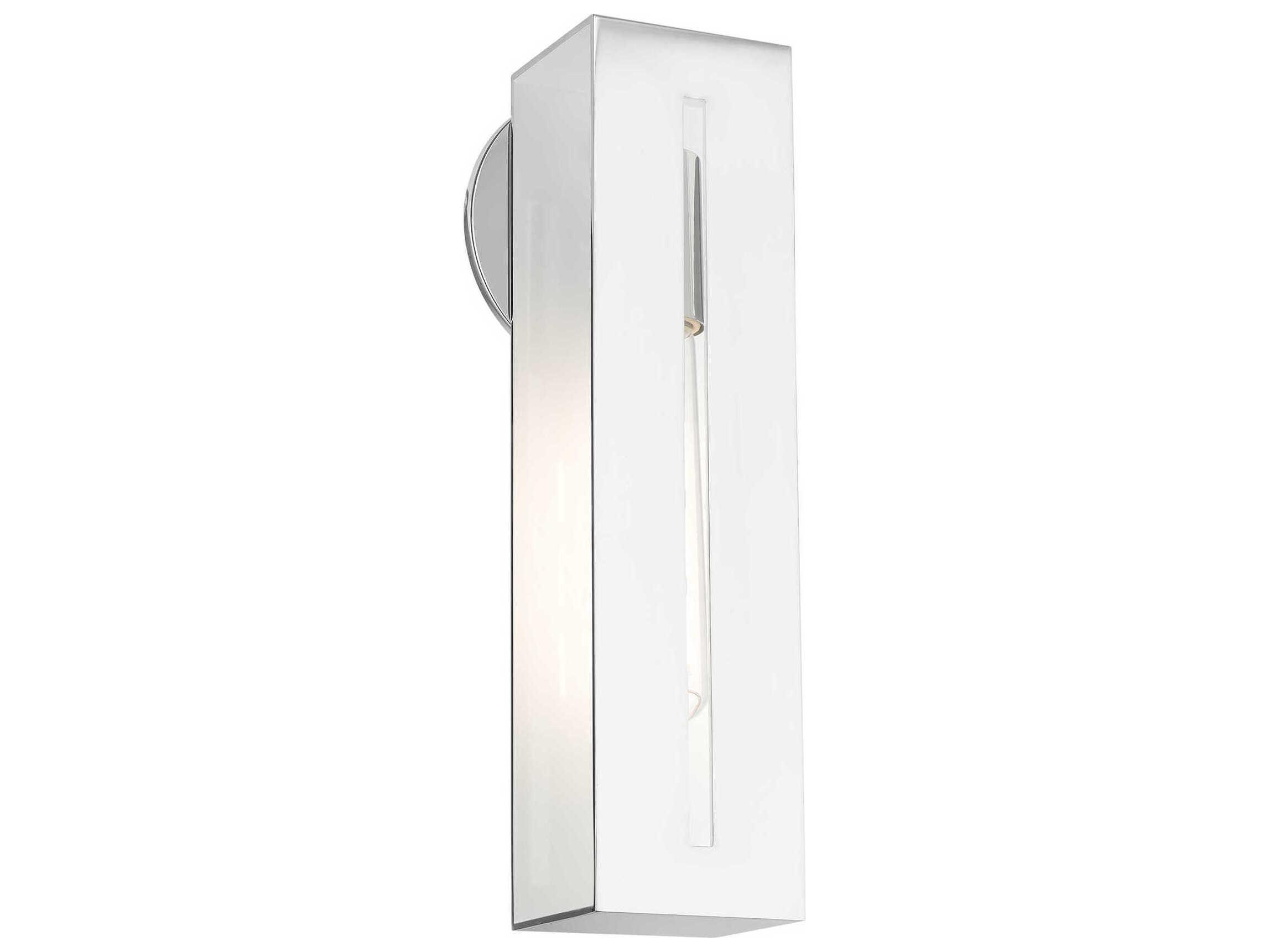 Livex Lighting Soma 1-Light Polished Chrome Wall Sconce