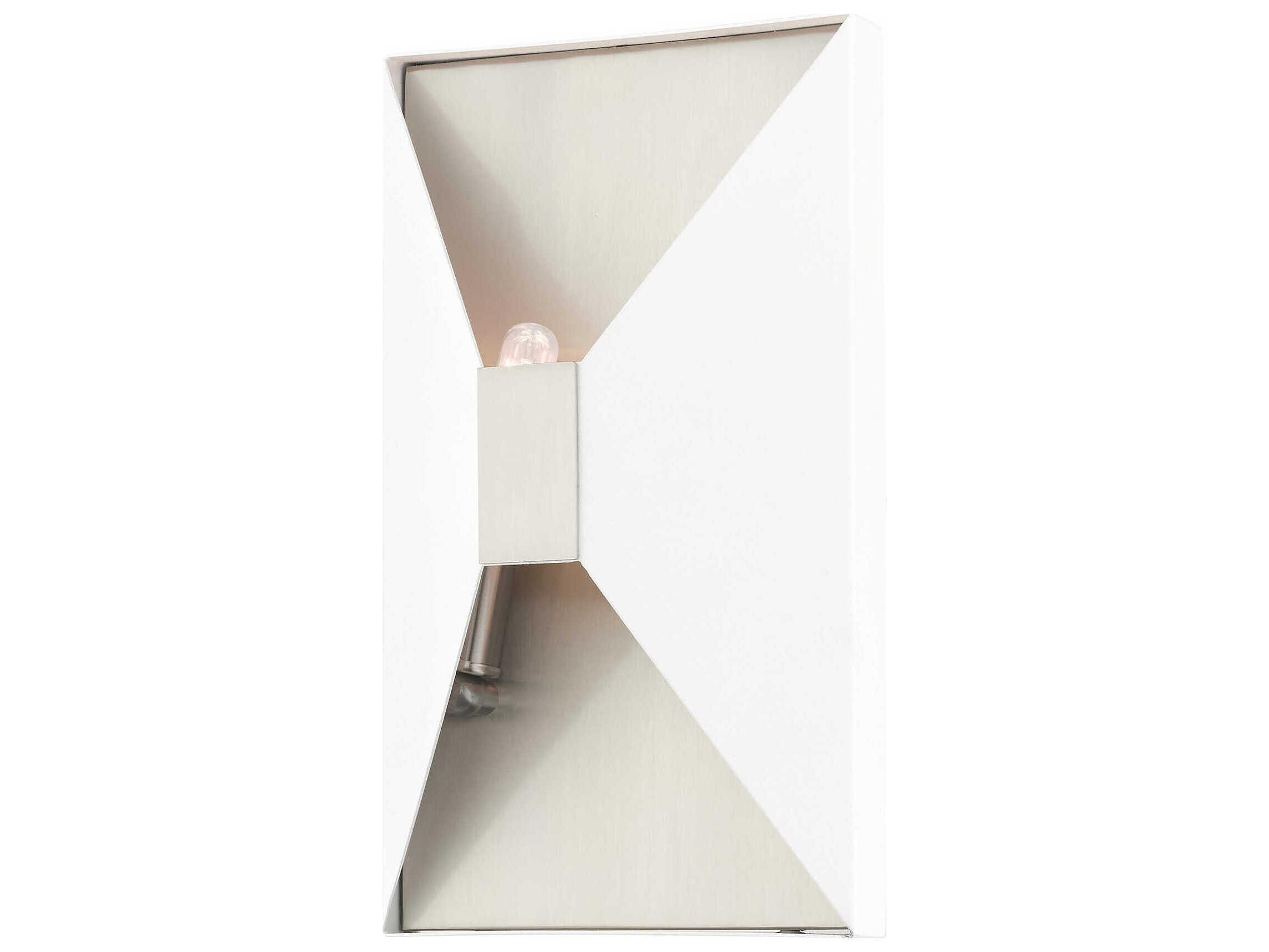 Livex Lighting Lexford 2-Light Textured White Wall Sconce
