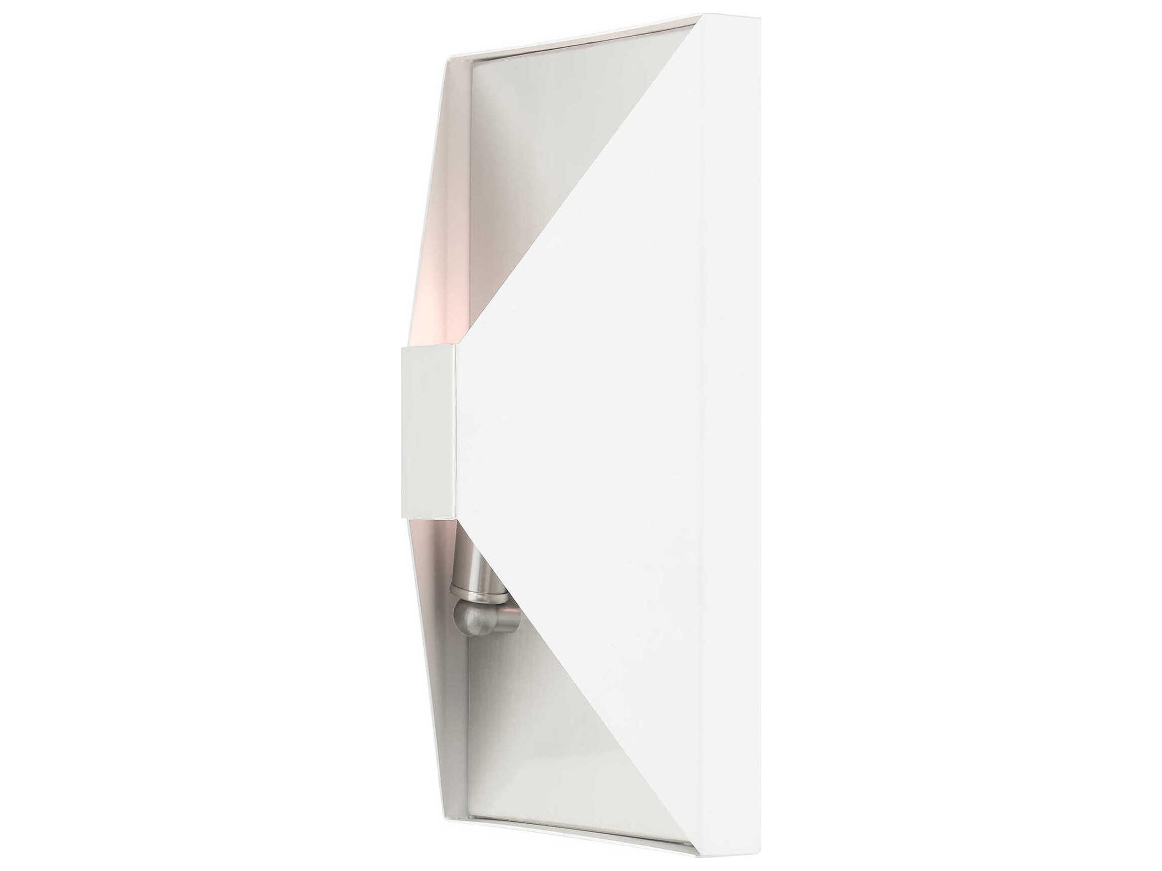 Livex Lighting Lexford 2-Light Textured White Wall Sconce