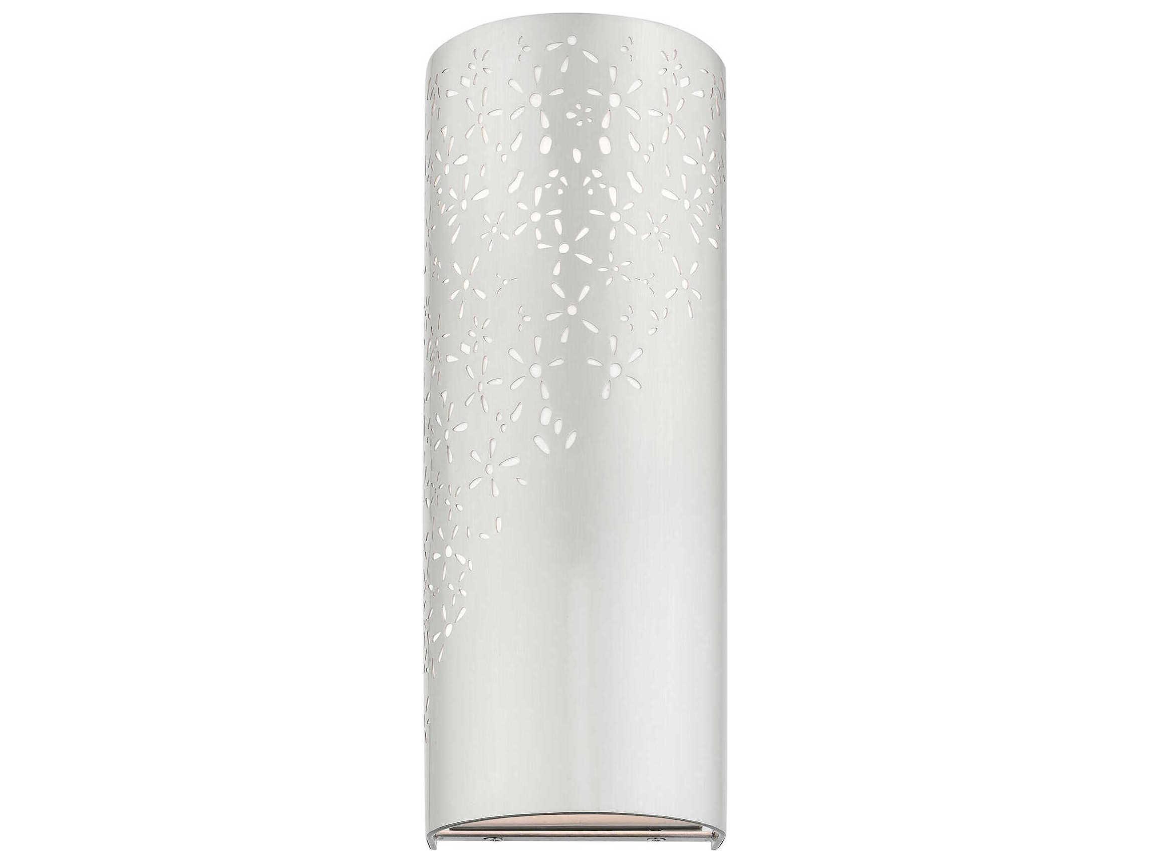 Livex Lighting Noria 2-Light Brushed Nickel Wall Sconce