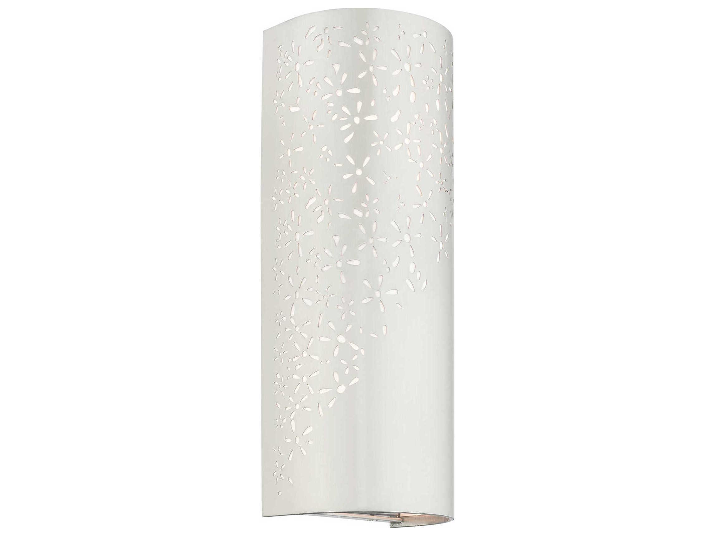 Livex Lighting Noria 2-Light Brushed Nickel Wall Sconce