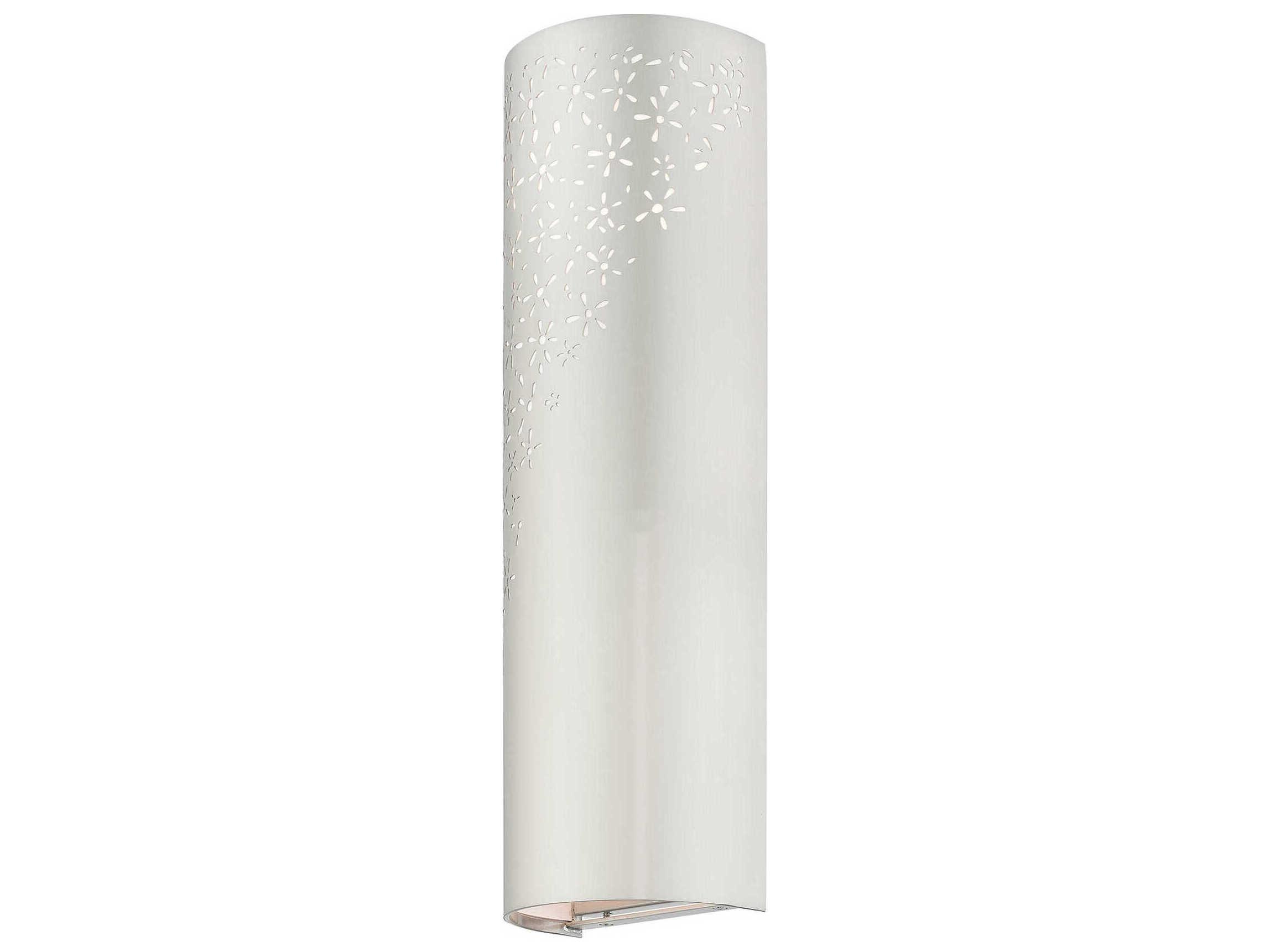 Livex Lighting Noria 2-Light Brushed Nickel Wall Sconce