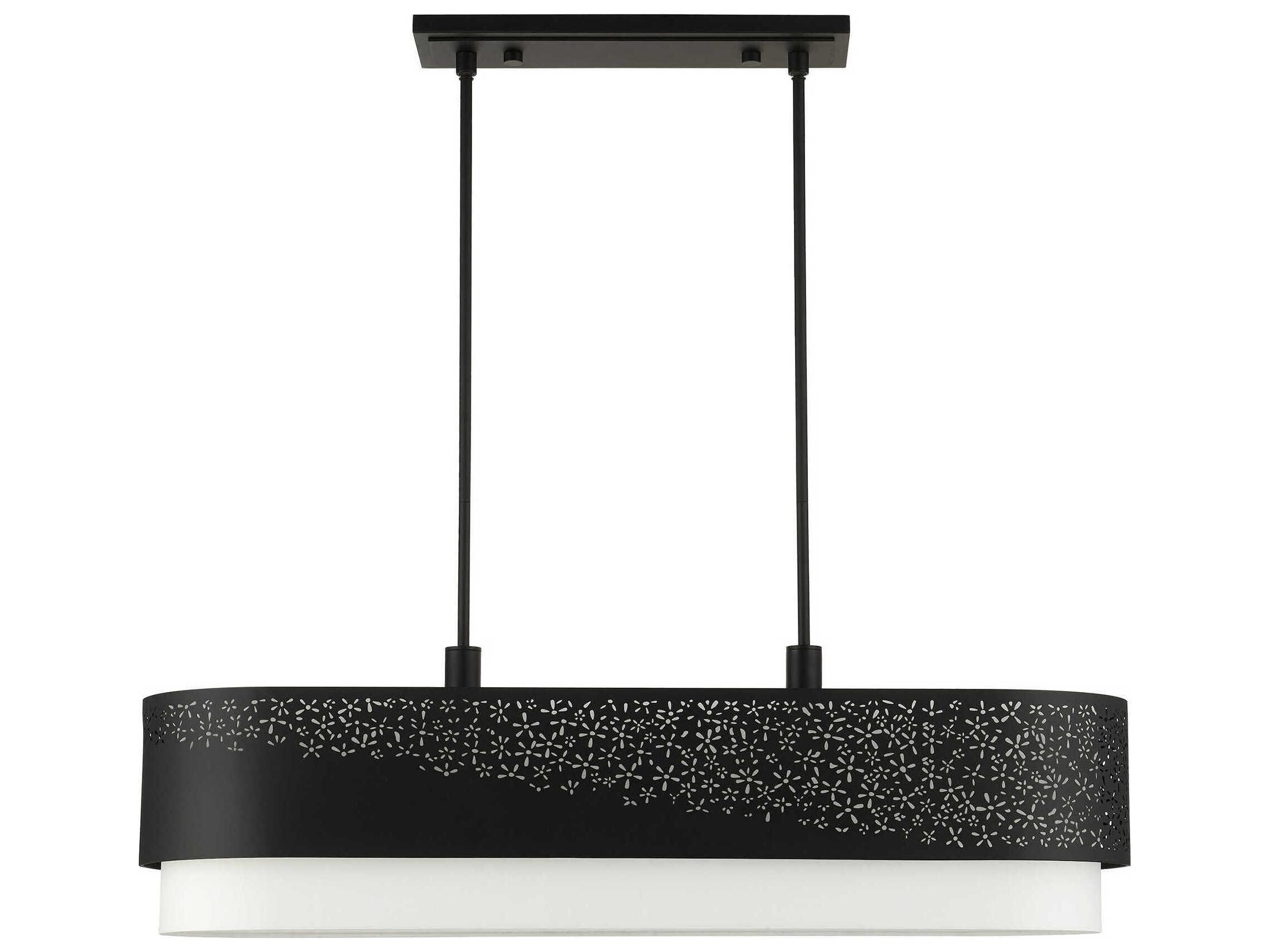 Livex Lighting Noria 6-Light Black Island Pendant