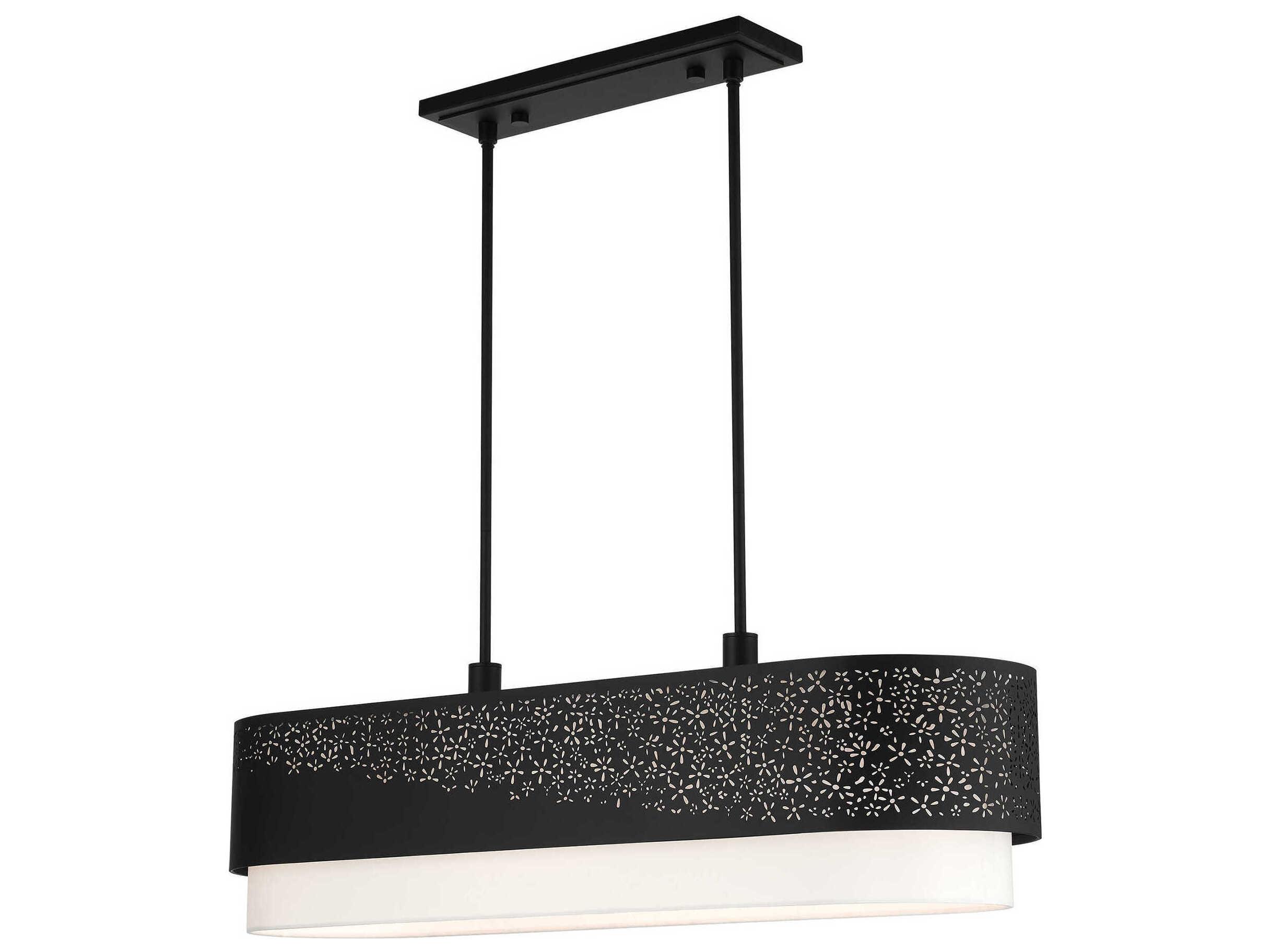 Livex Lighting Noria 6-Light Black Island Pendant