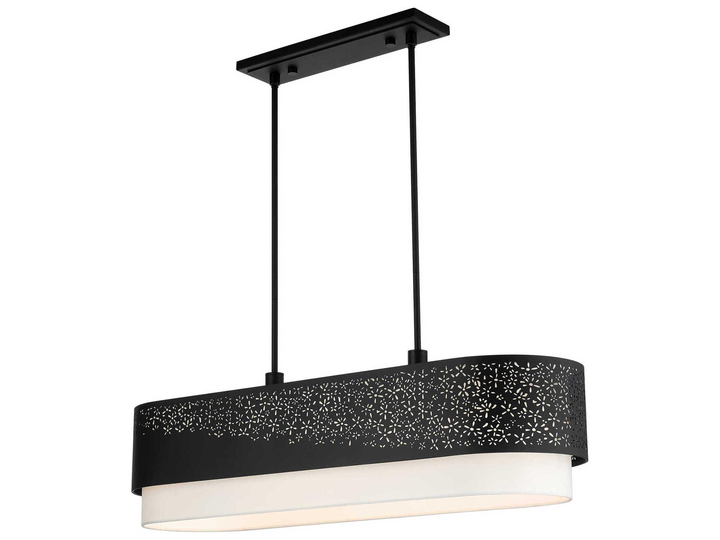 Livex Lighting Noria 6-Light Black Island Pendant