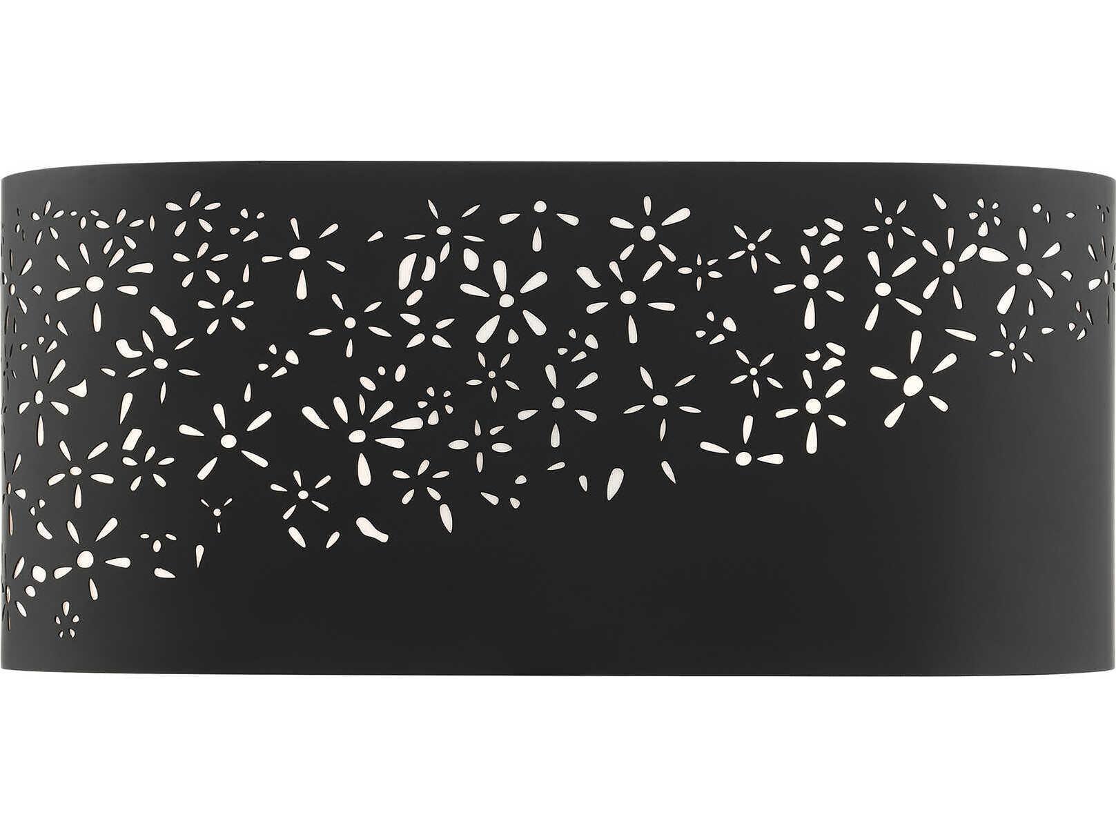 Livex Lighting Noria 2-Light Black Wall Sconce