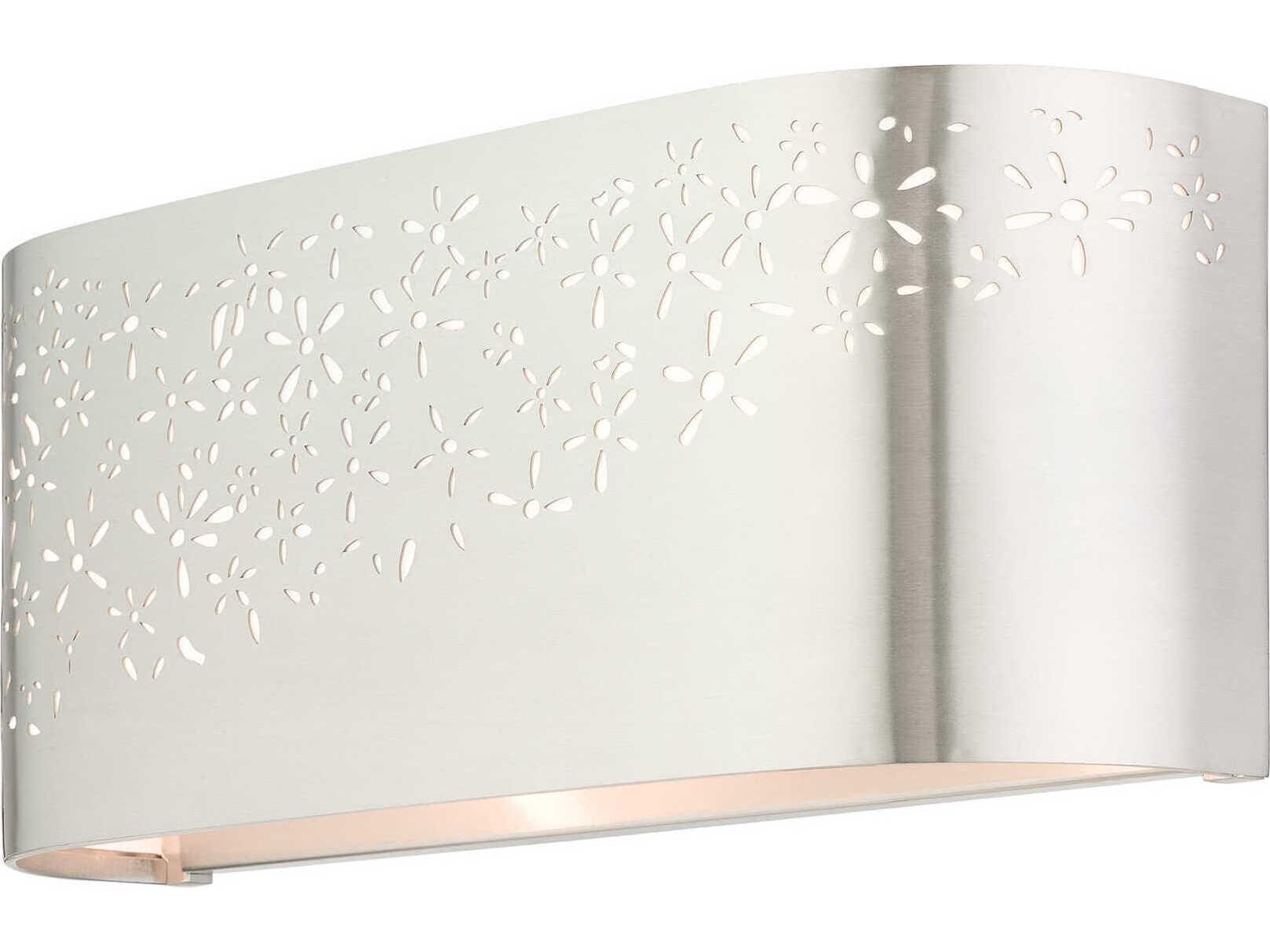 Livex Lighting Noria 2-Light Brushed Nickel Wall Sconce