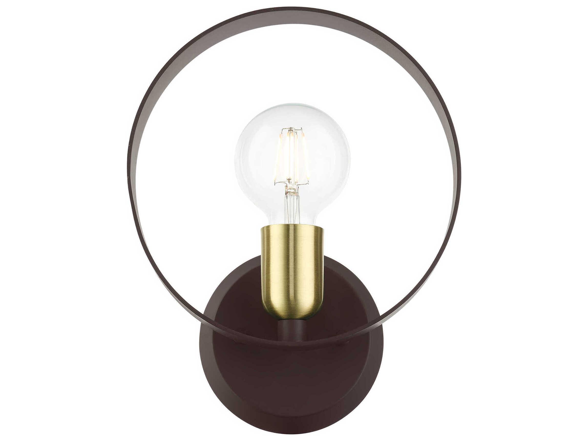 Livex Lighting Modesto 1-Light Bronze Wall Sconce