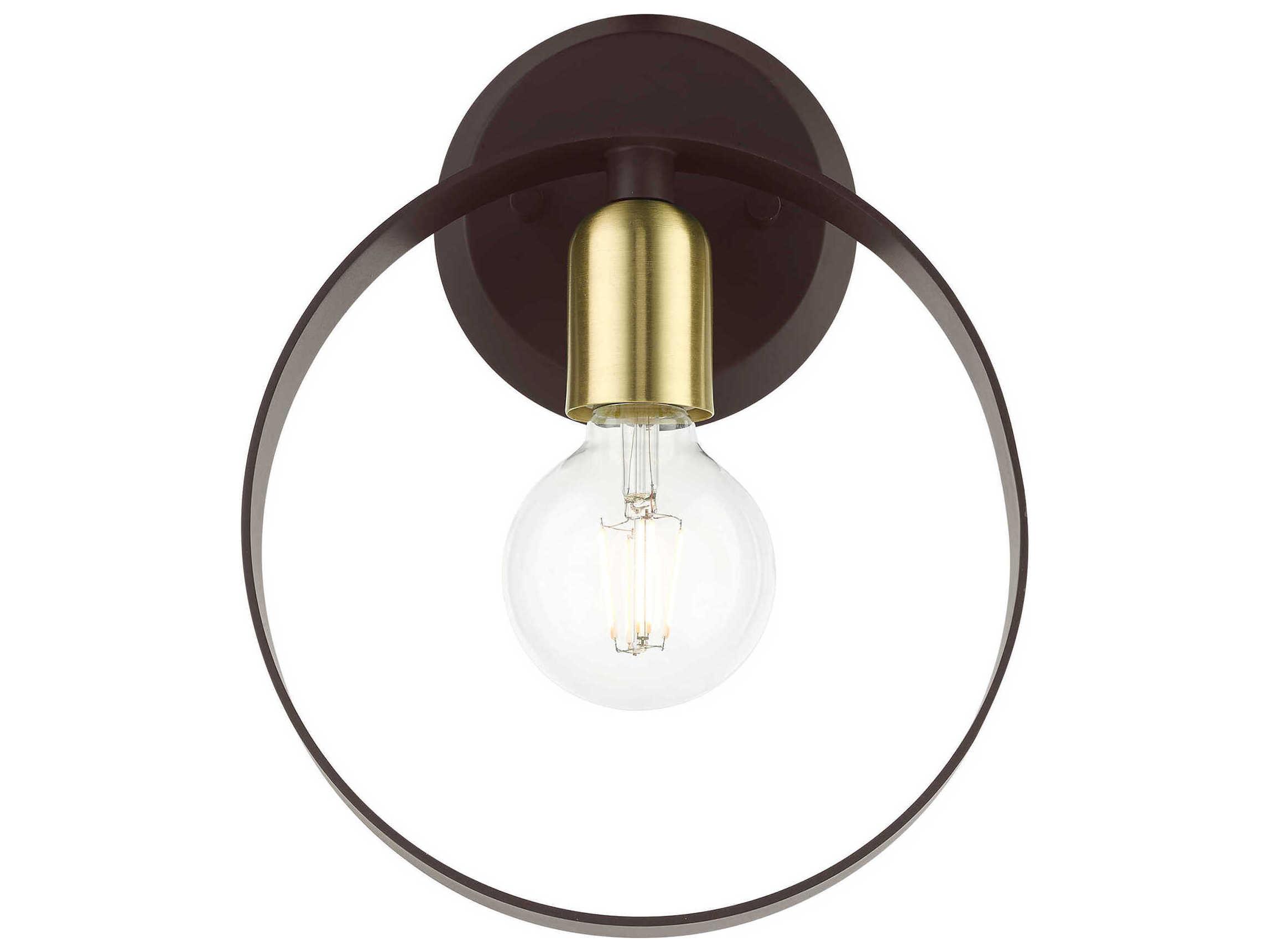 Livex Lighting Modesto 1-Light Bronze Wall Sconce
