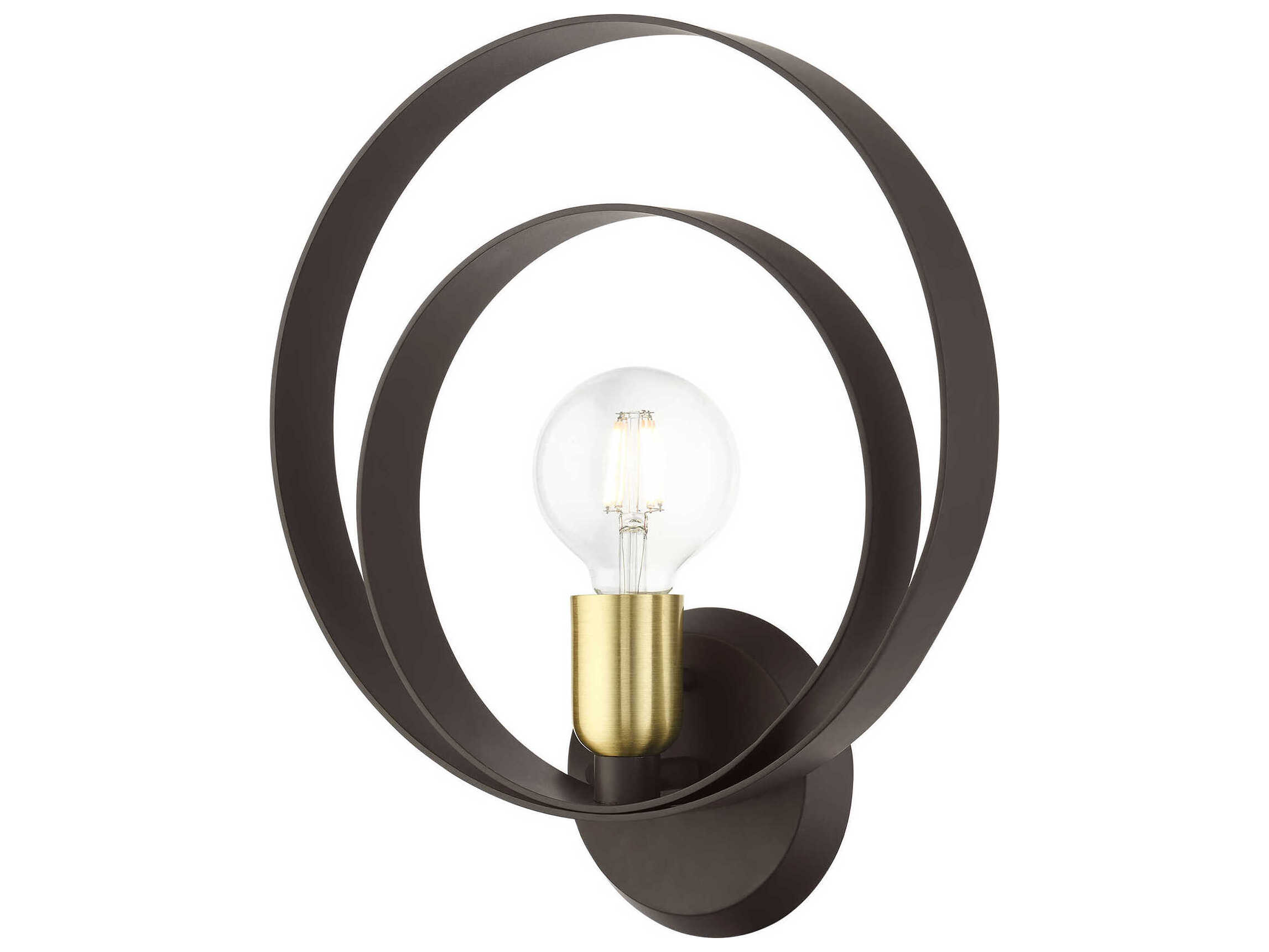 Livex Lighting Modesto 1-Light Bronze Wall Sconce