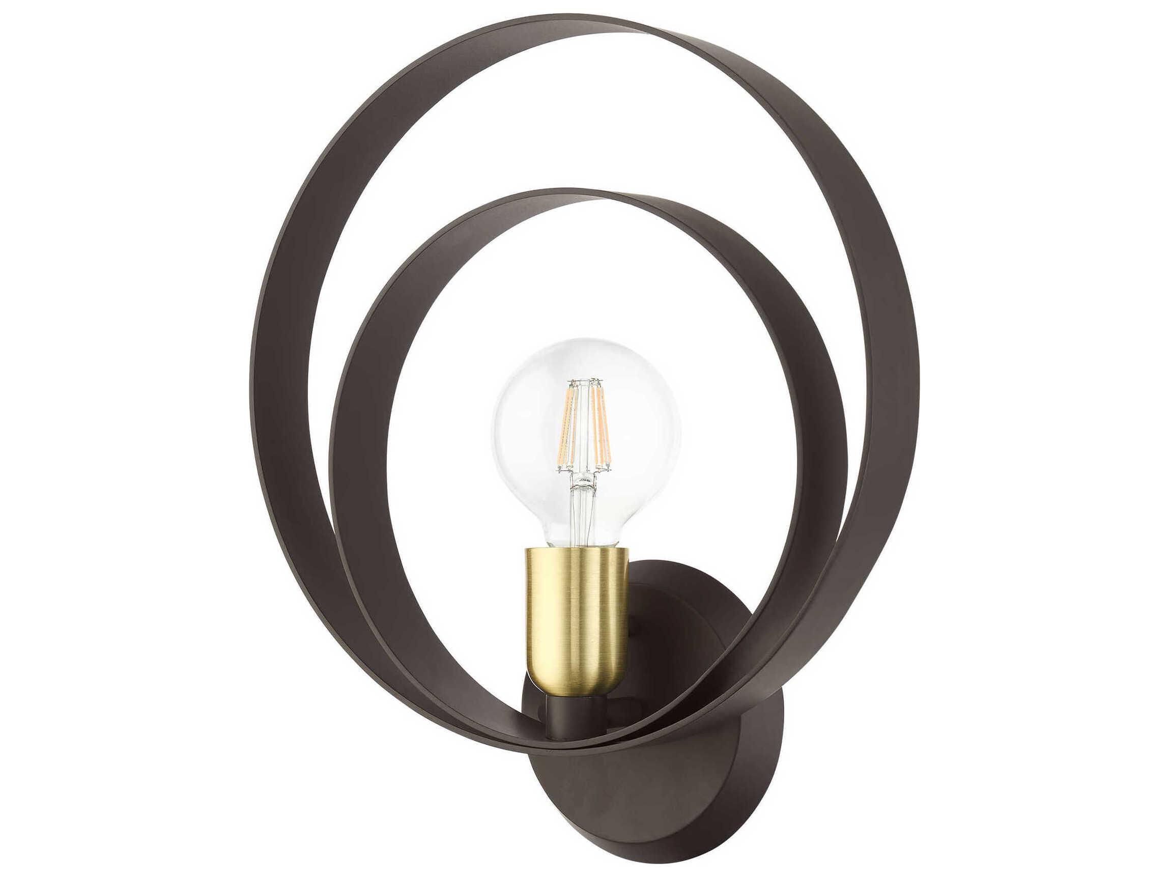 Livex Lighting Modesto 1-Light Bronze Wall Sconce
