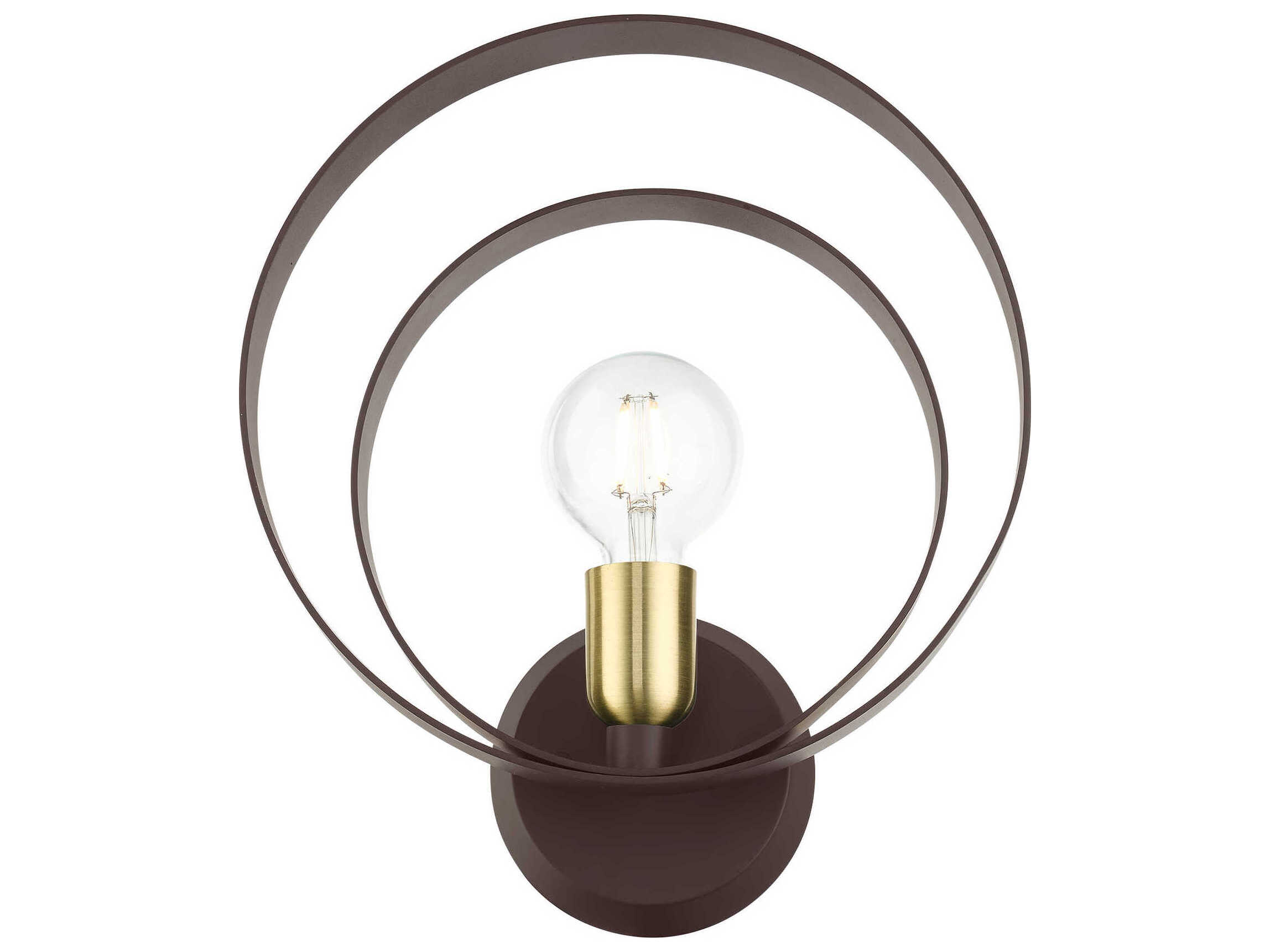 Livex Lighting Modesto 1-Light Bronze Wall Sconce