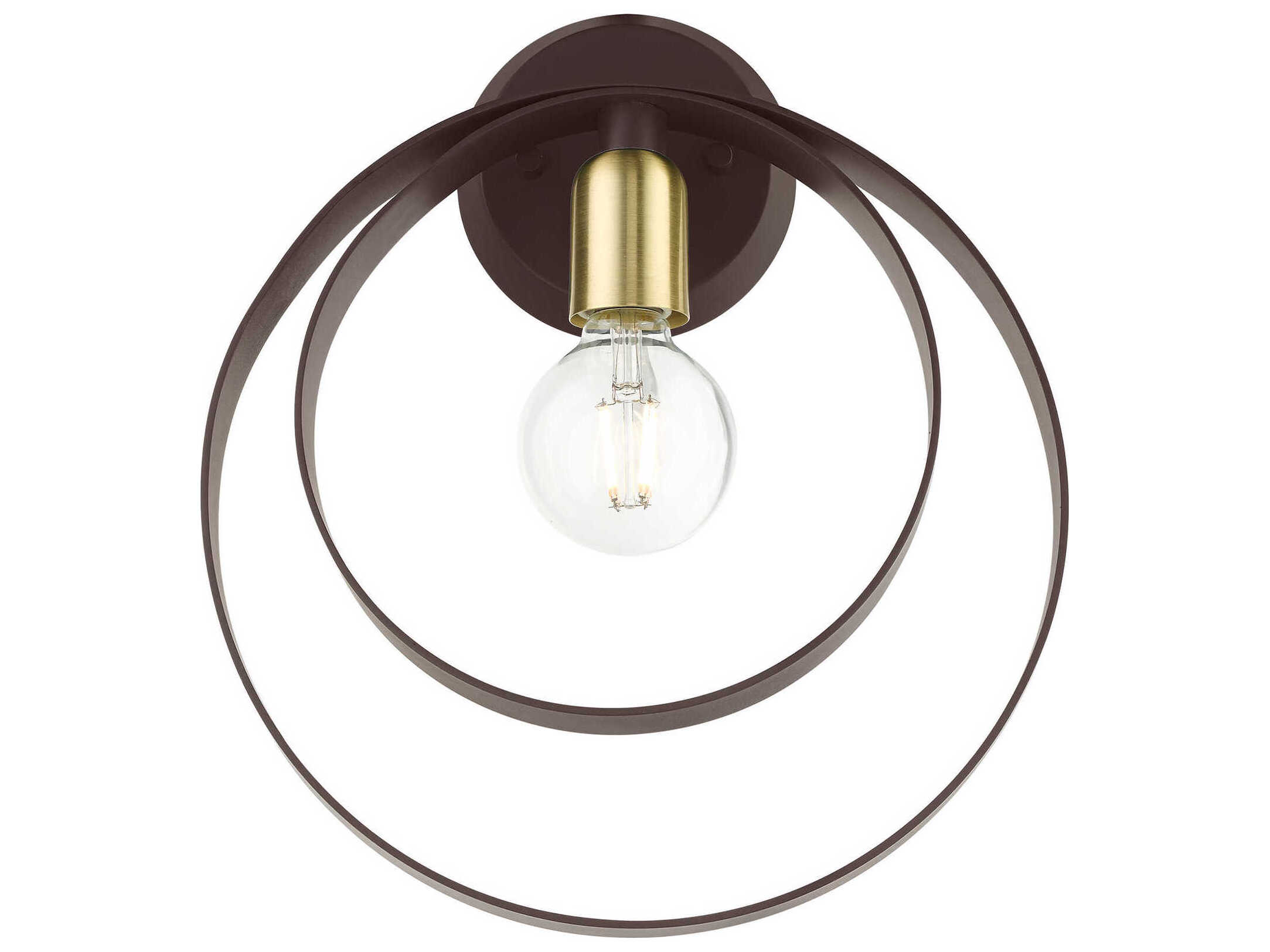 Livex Lighting Modesto 1-Light Bronze Wall Sconce