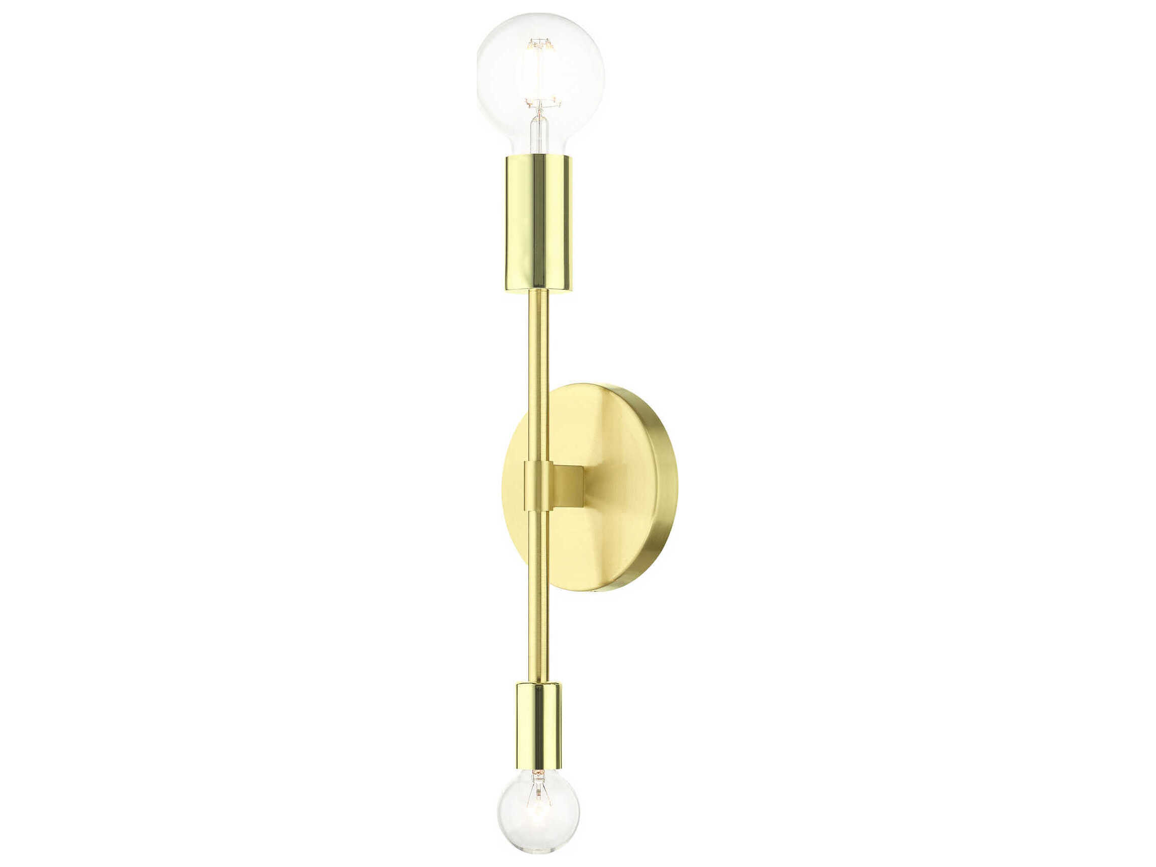 Livex Lighting Blairwood 2-Light Satin Brass Wall Sconce