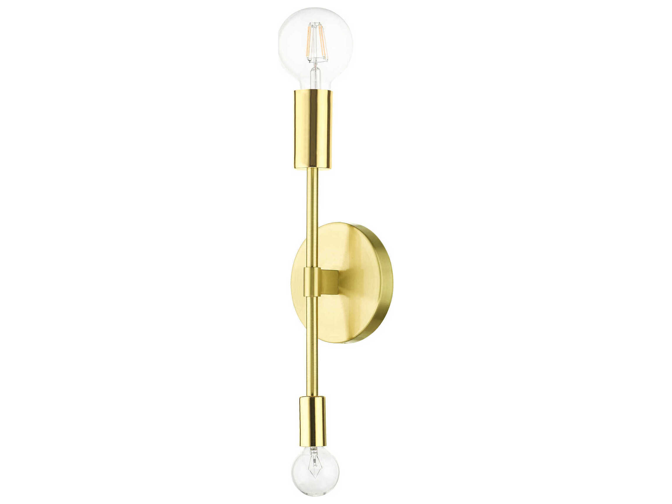 Livex Lighting Blairwood 2-Light Satin Brass Wall Sconce