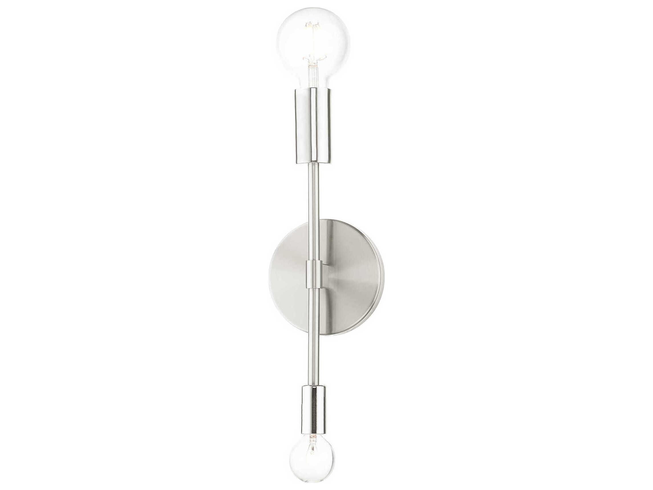 Livex Lighting Blairwood 2-Light Brushed Nickel Wall Sconce