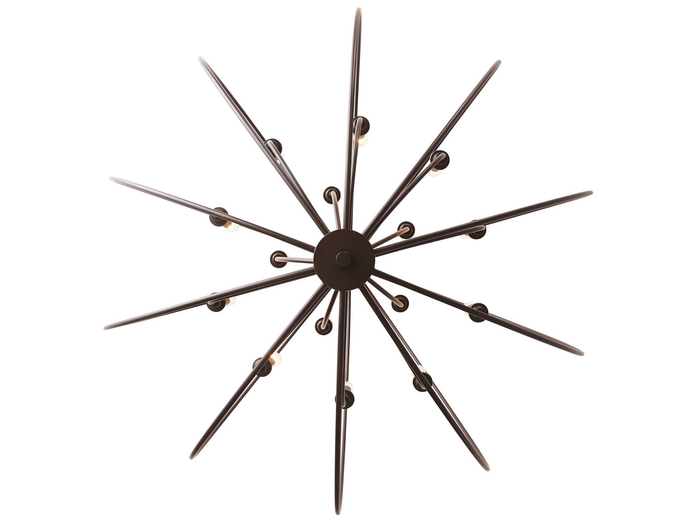 Livex Lighting Milania 15-Light Bronze Candelabra Round Chandelier