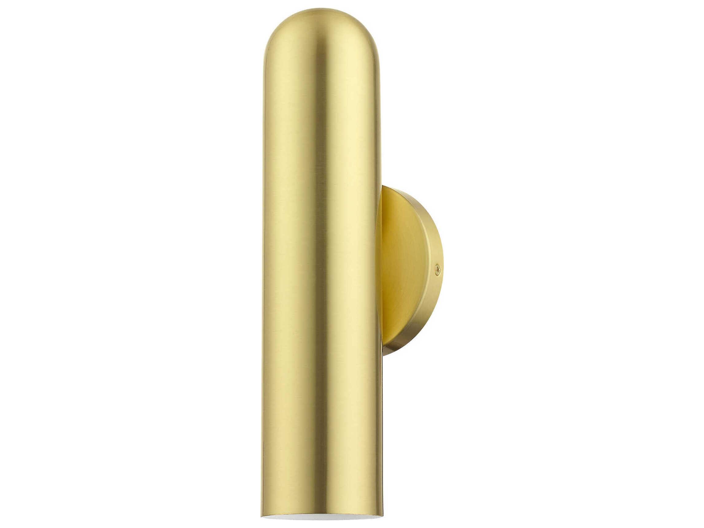 Livex Lighting Ardmore 1-Light Satin Brass Wall Sconce