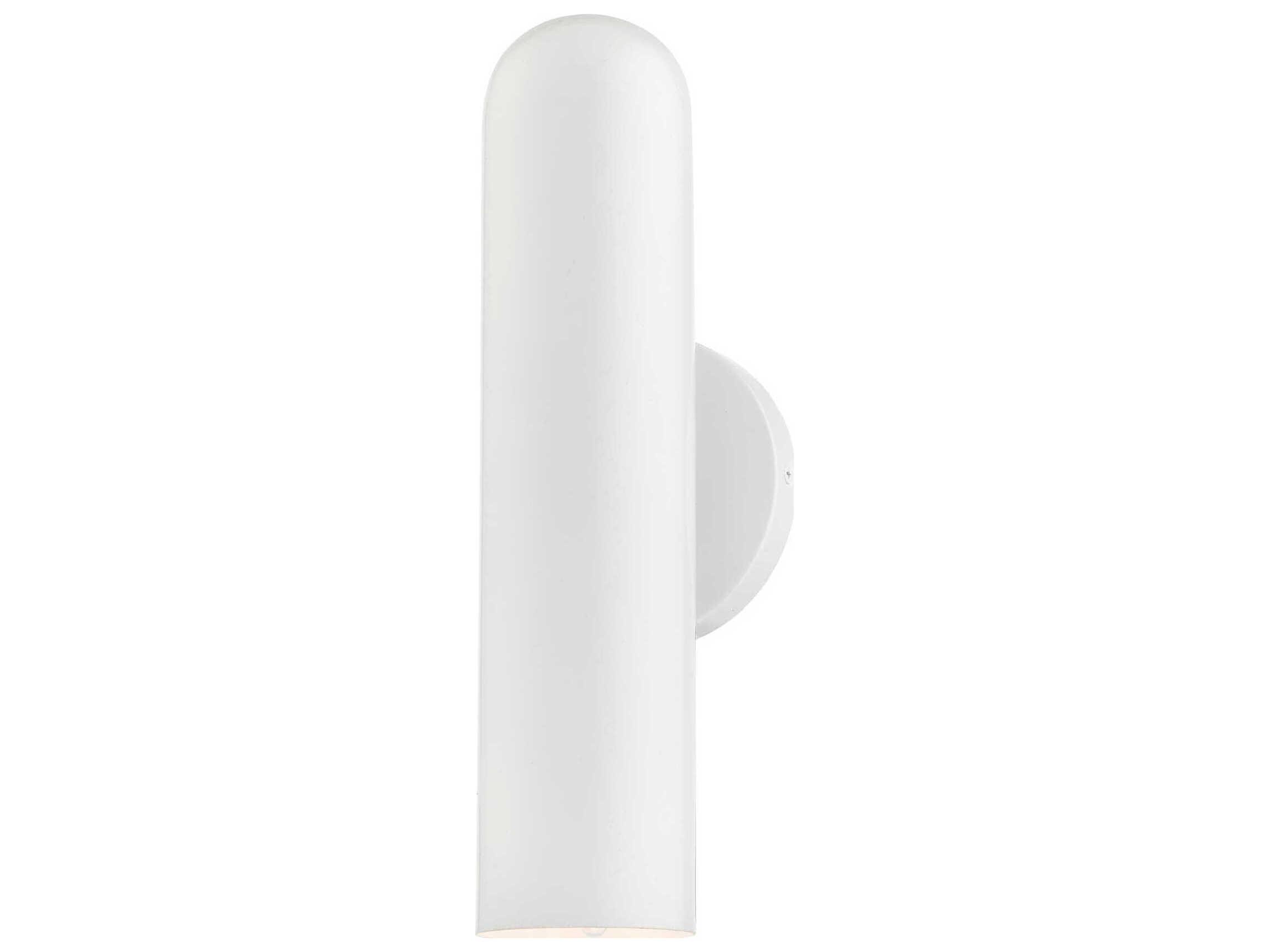 Livex Lighting Ardmore 1-Light Shiny White Wall Sconce