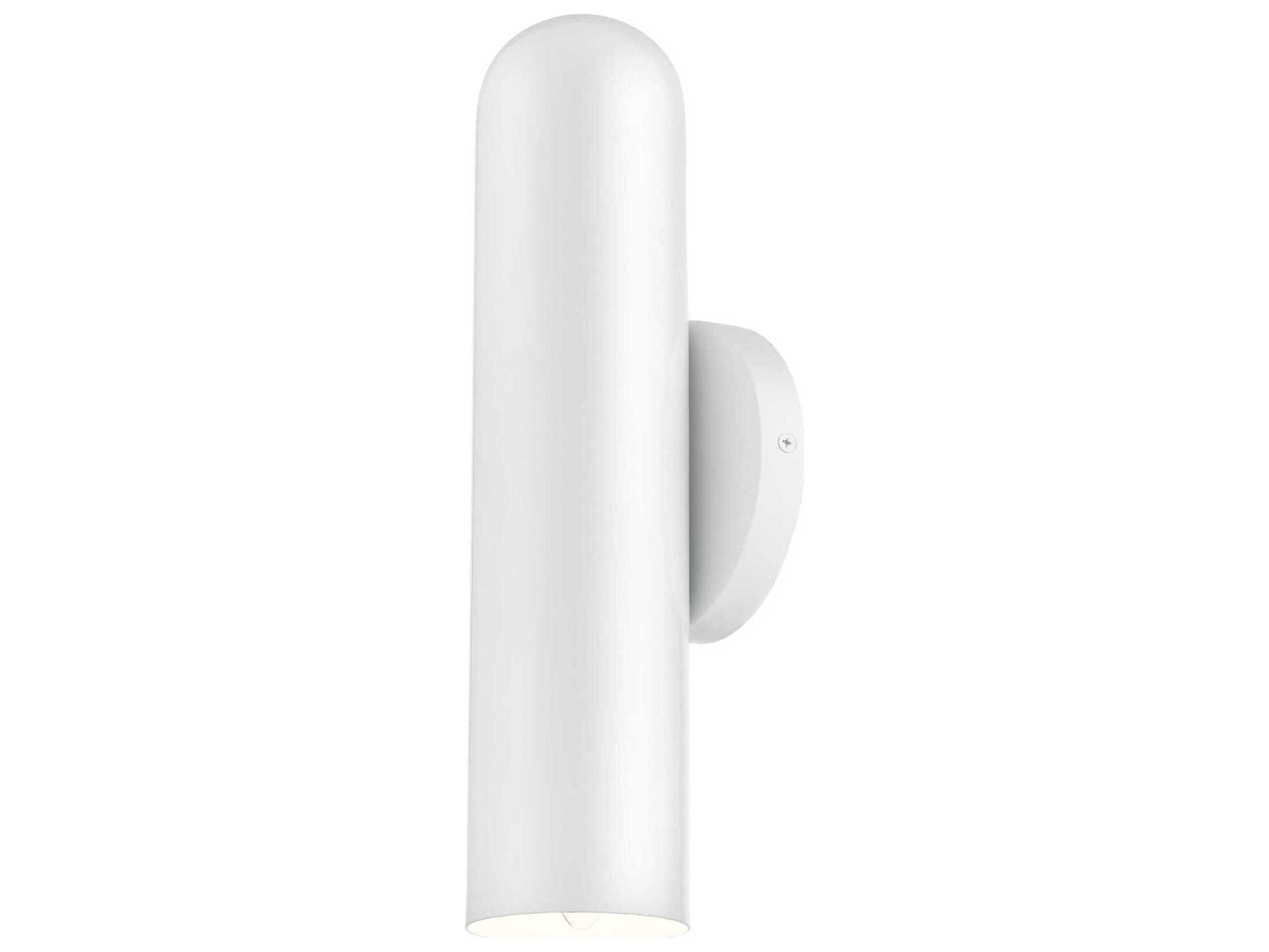 Livex Lighting Ardmore 1-Light Shiny White Wall Sconce