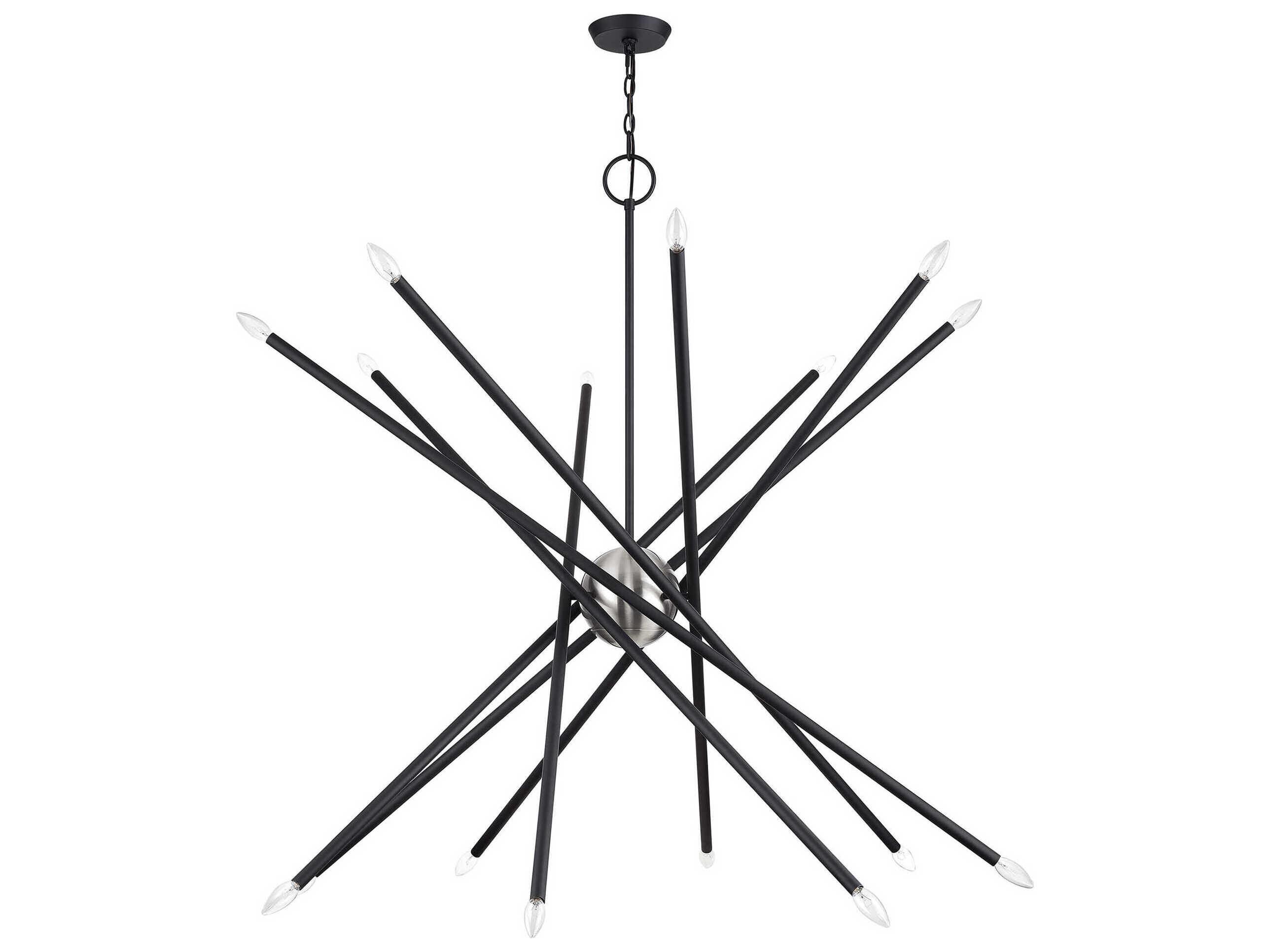 Livex Lighting Soho 16-Light Black Chandelier