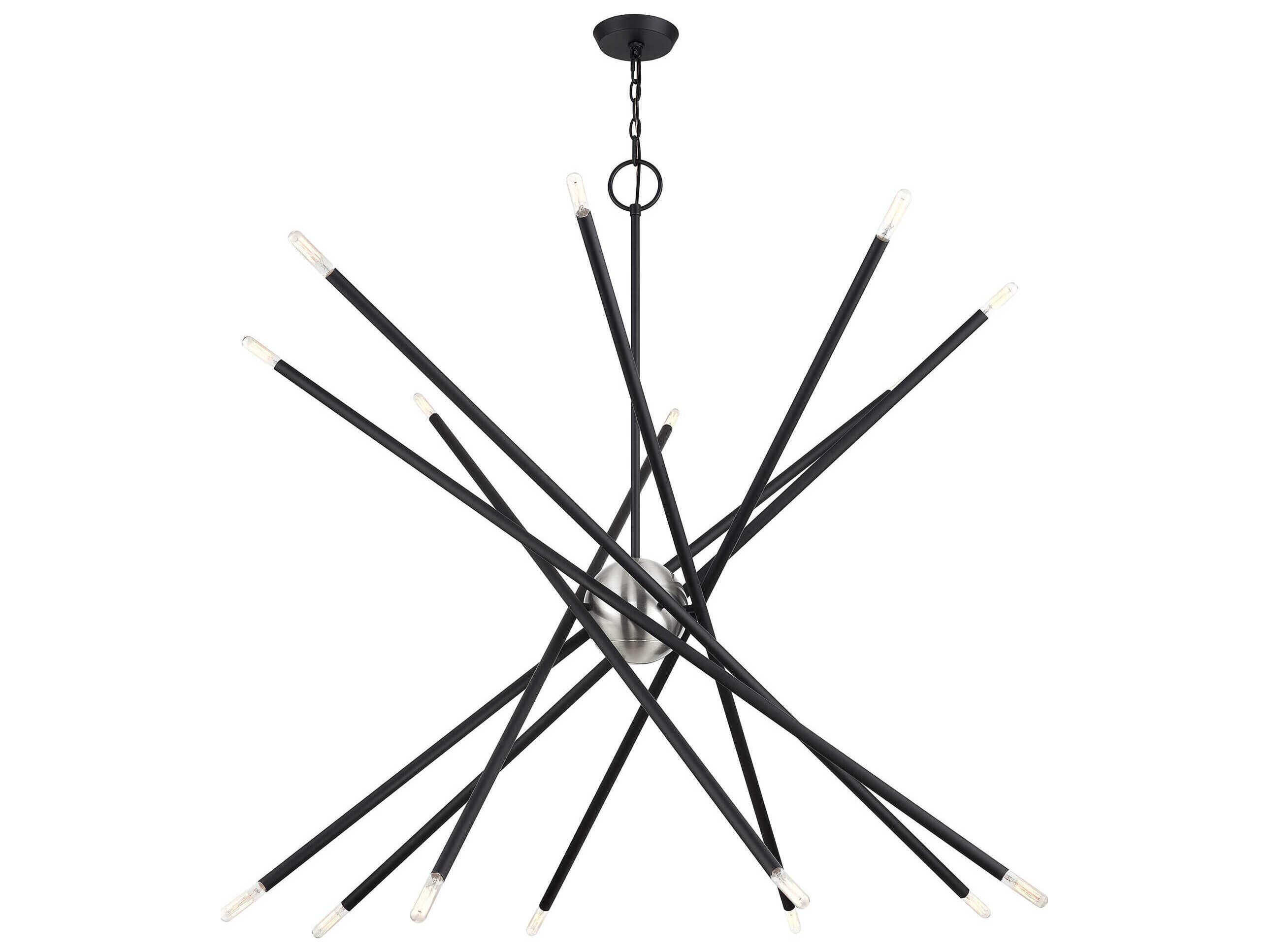 Livex Lighting Soho 16-Light Black Chandelier