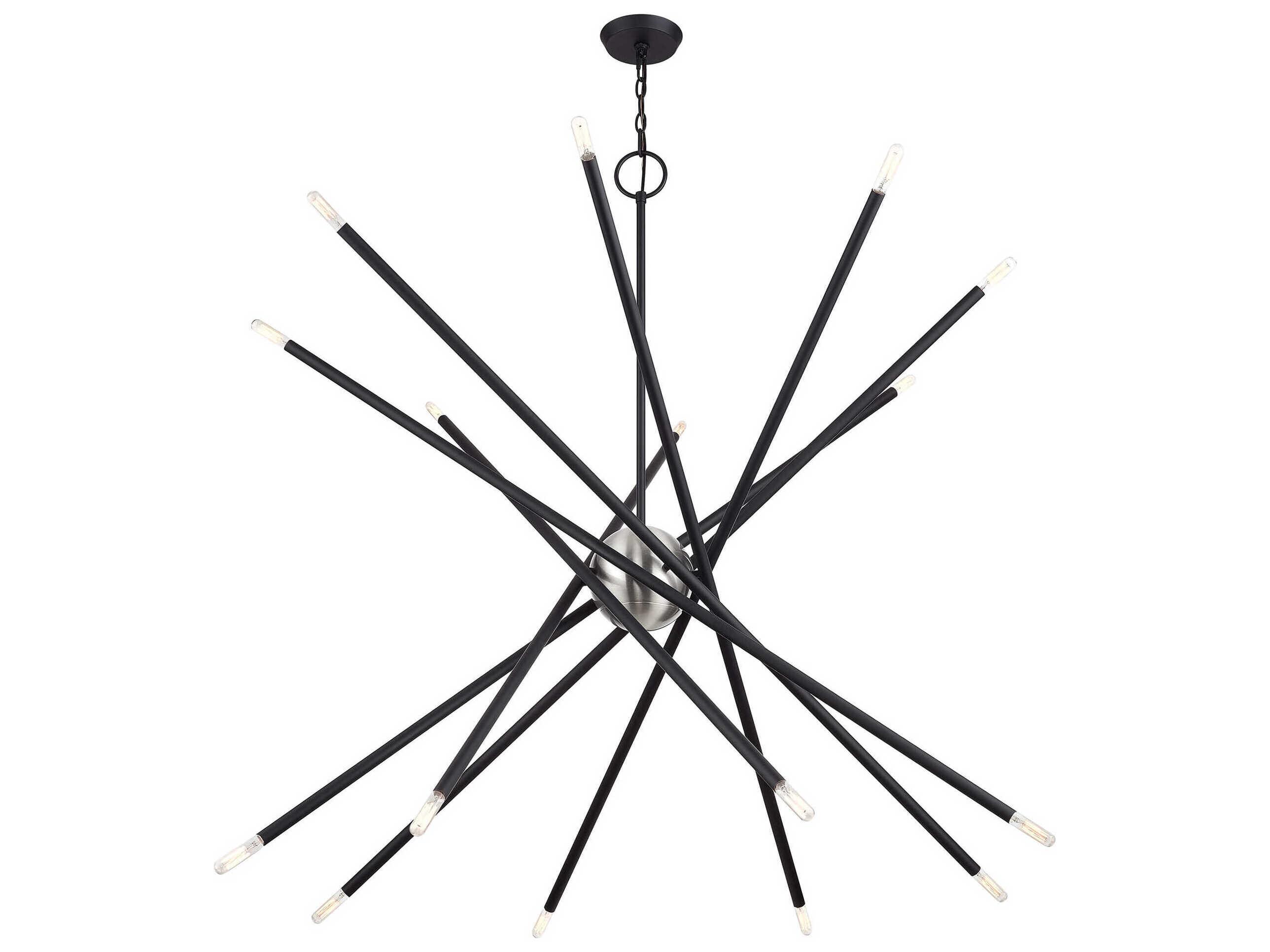 Livex Lighting Soho 16-Light Black Chandelier