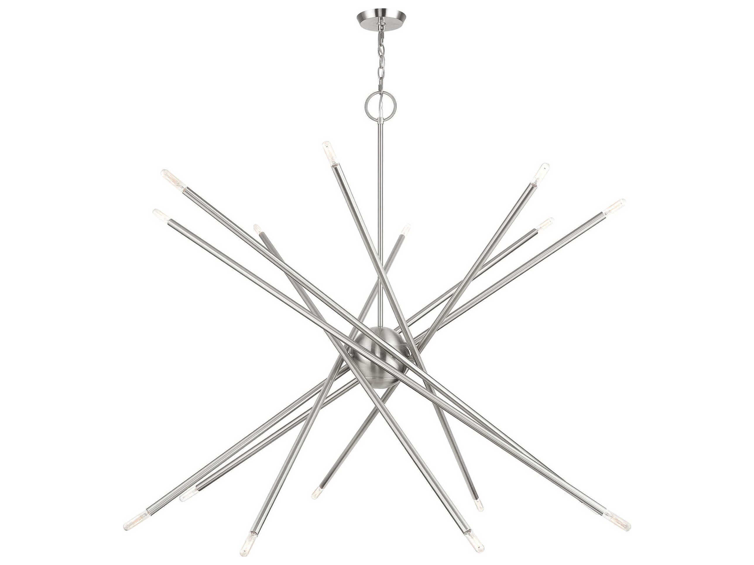 Livex Lighting Soho 16-Light Brushed Nickel Chandelier