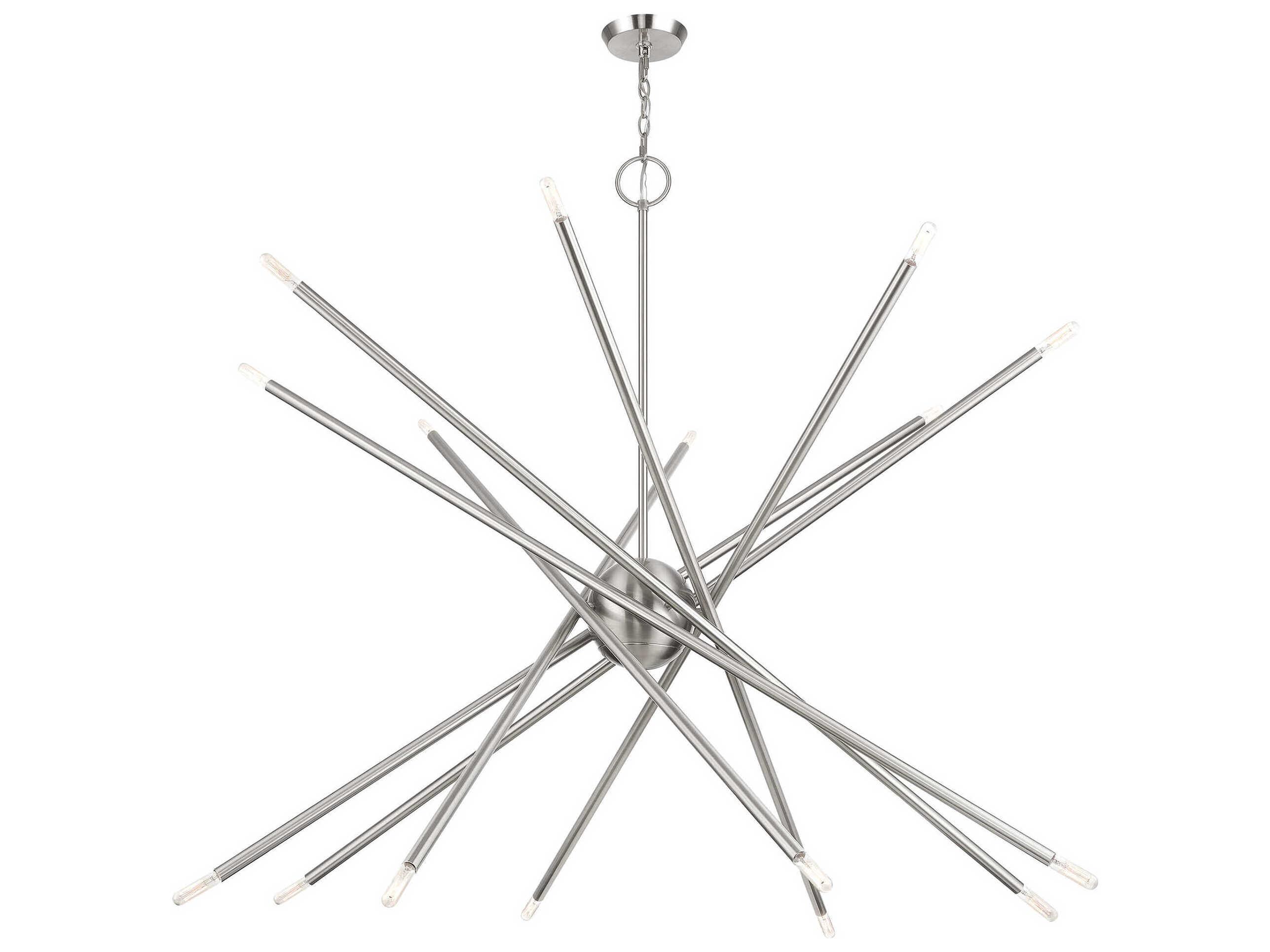 Livex Lighting Soho 16-Light Brushed Nickel Chandelier