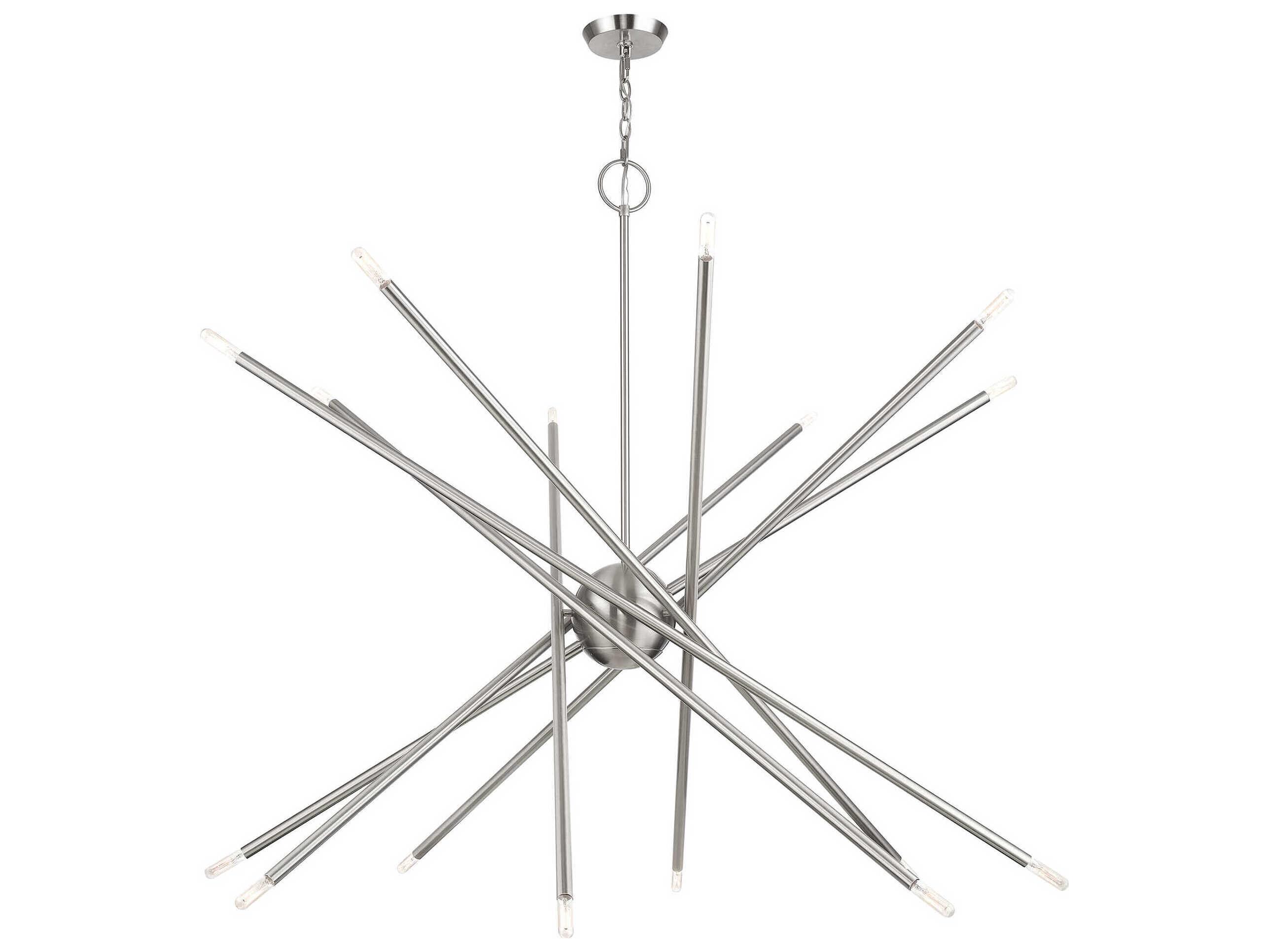 Livex Lighting Soho 16-Light Brushed Nickel Chandelier