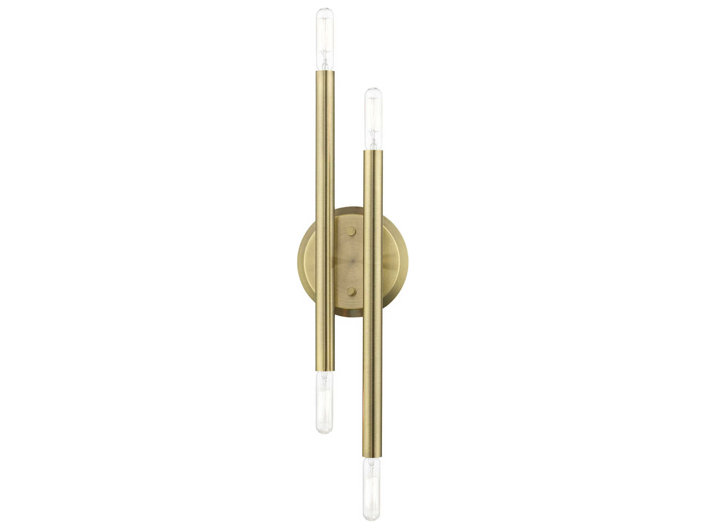 Livex Lighting Soho 4-Light Antique Brass Wall Sconce