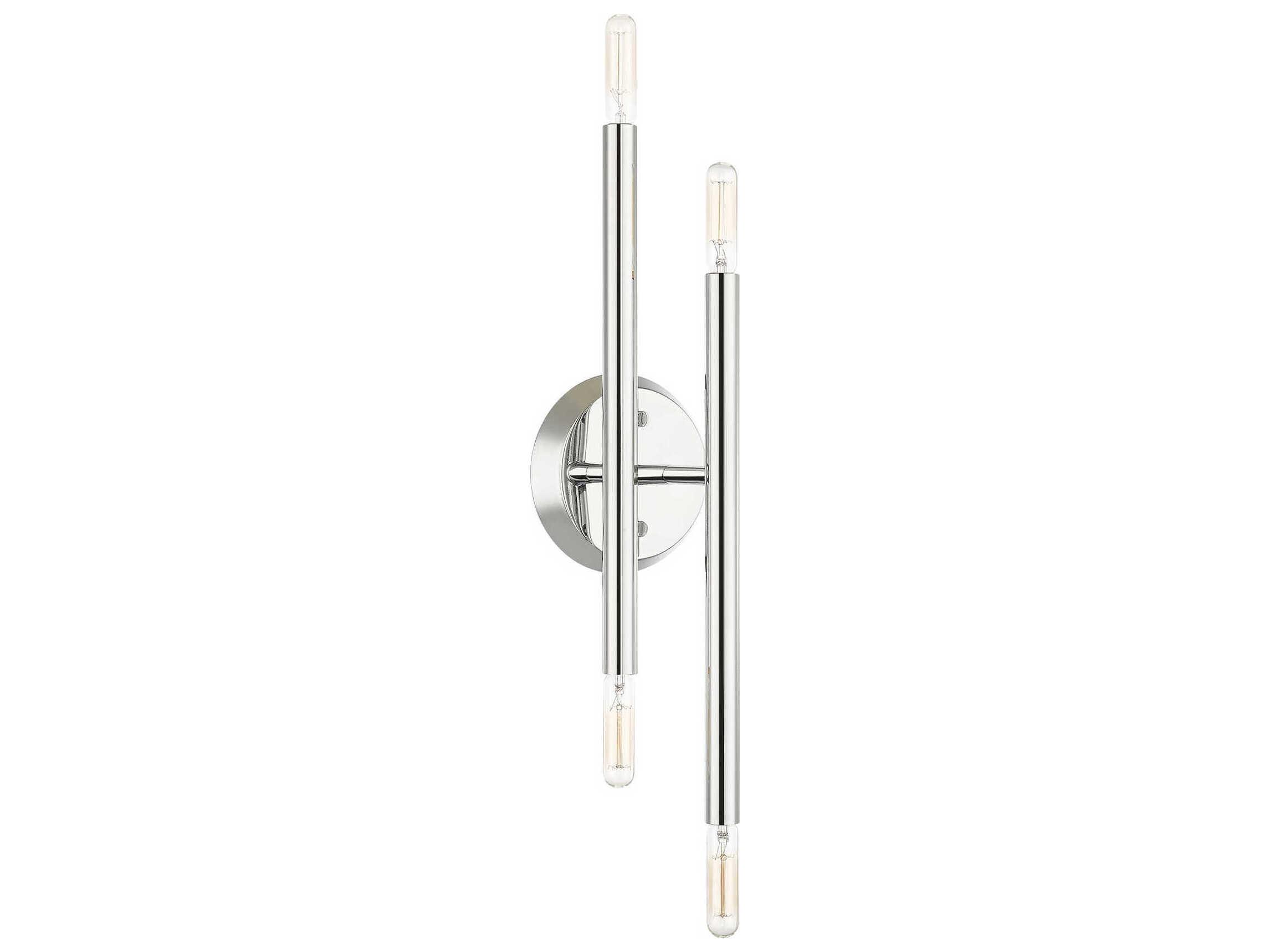 Livex Lighting Soho 4-Light Polished Chrome Wall Sconce