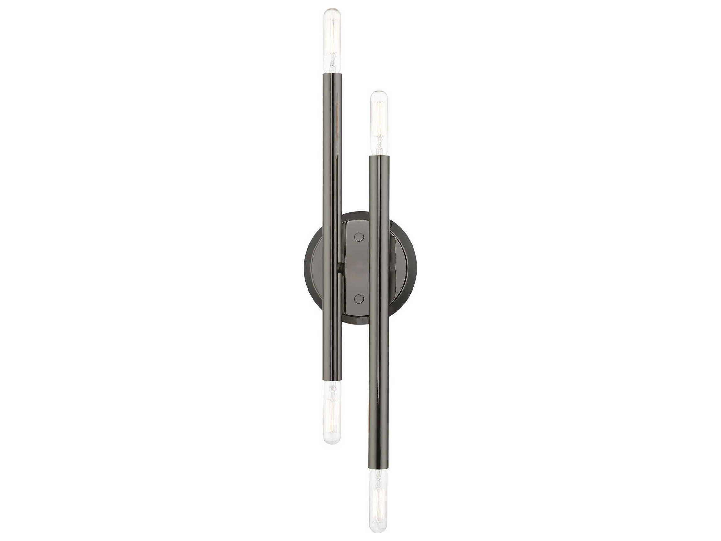 Livex Lighting Soho 4-Light Black Chrome Wall Sconce