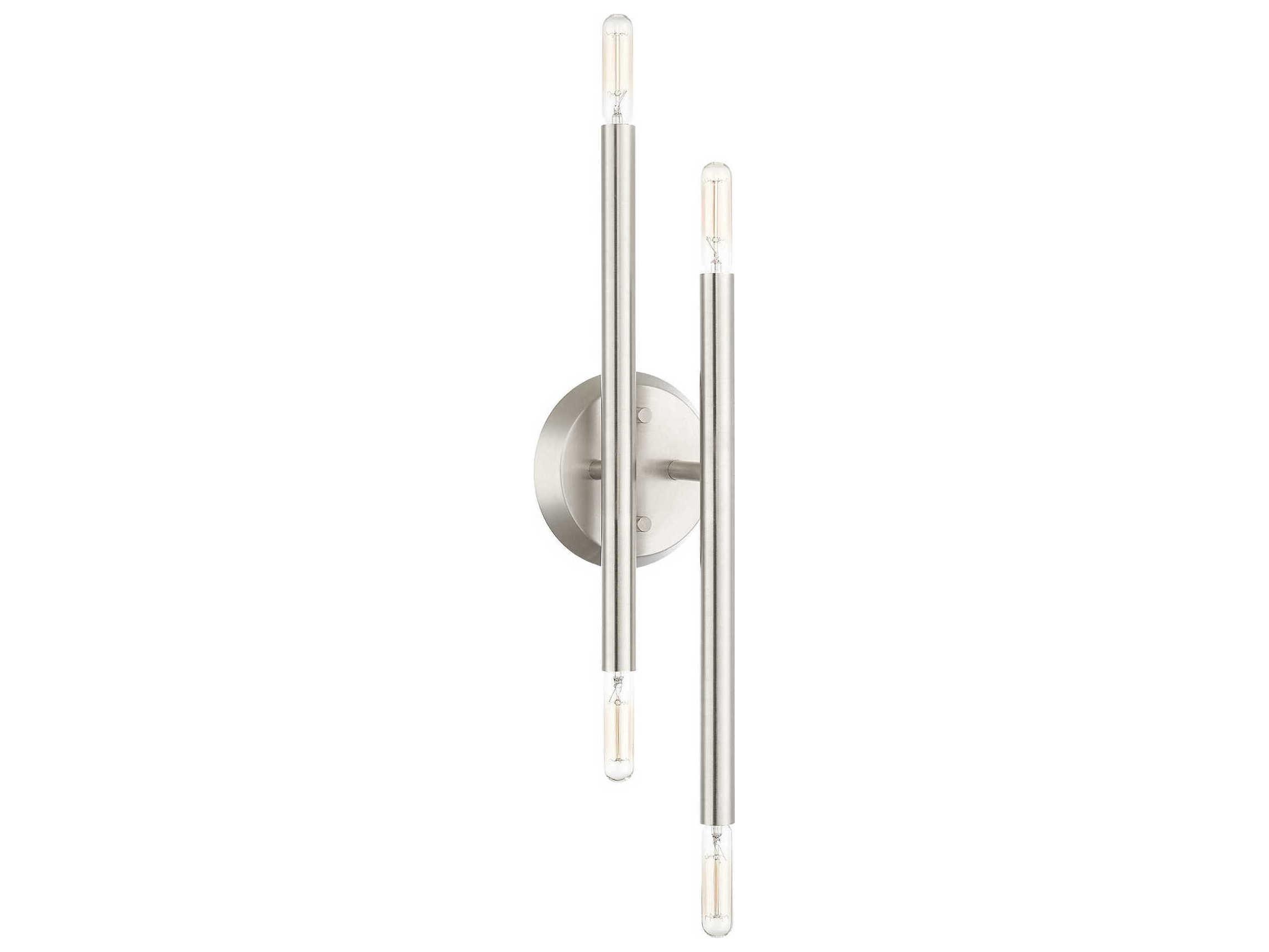 Livex Lighting Soho 4-Light Brushed Nickel Wall Sconce
