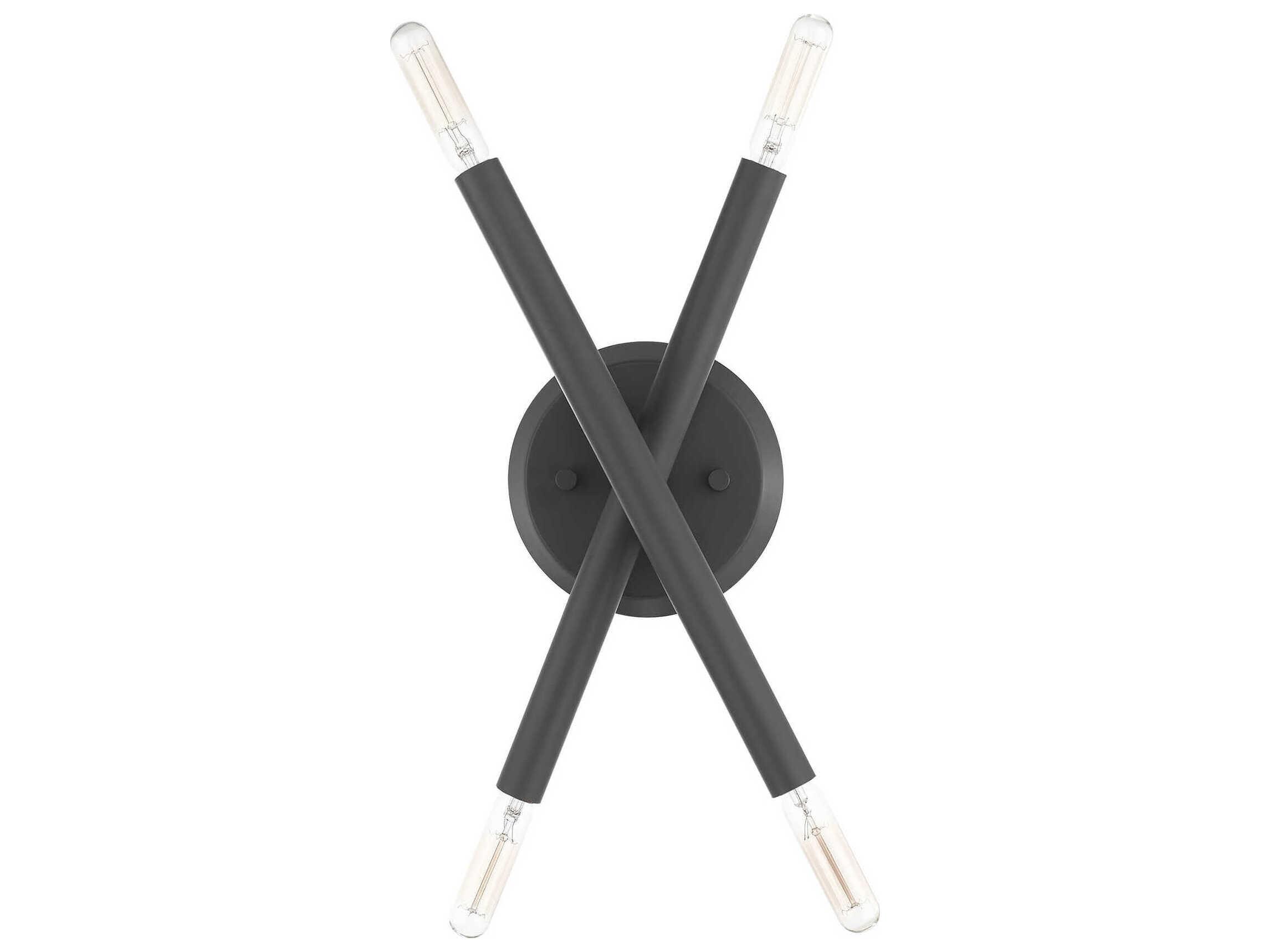 Livex Lighting Soho 4-Light Scandinavian Gray Wall Sconce