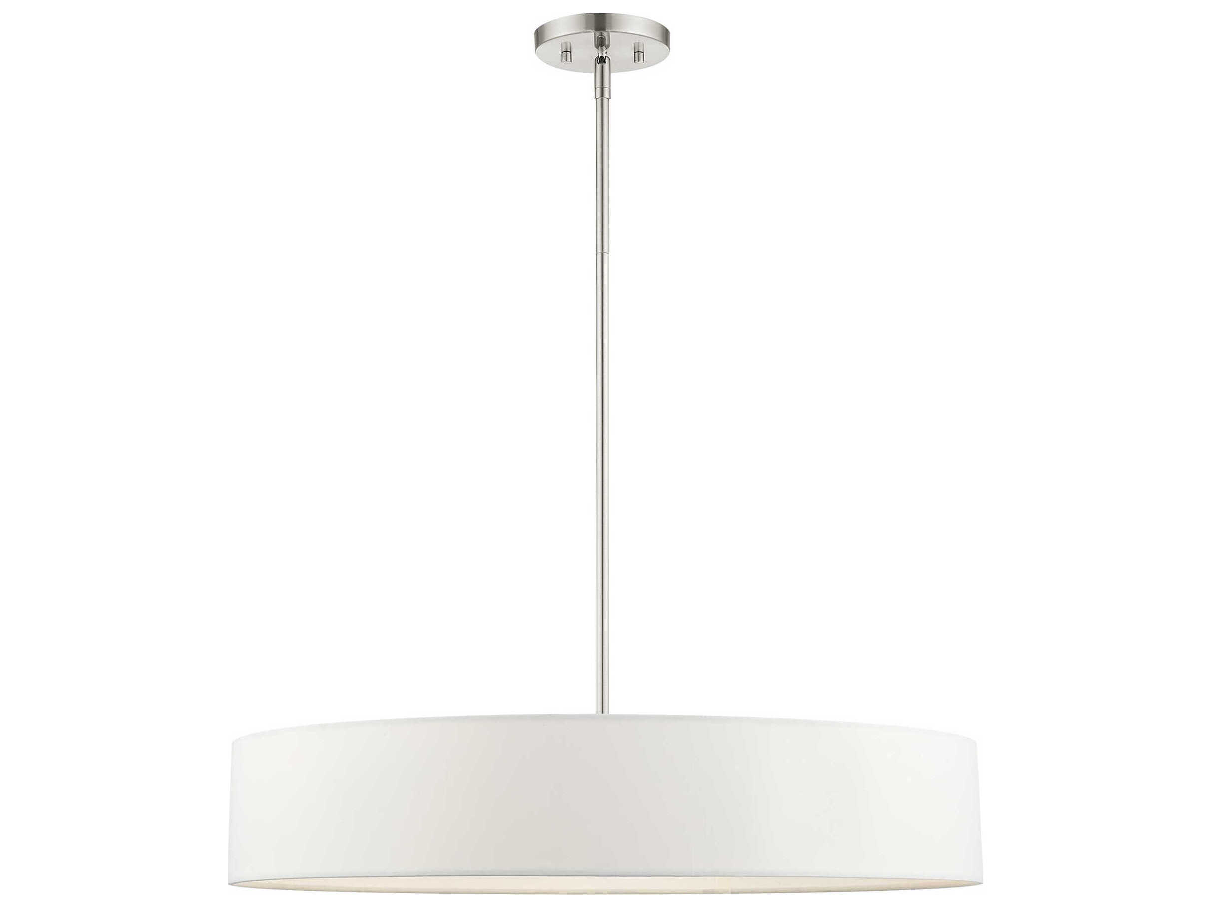 Livex Lighting Venlo 5-Light Brushed Nickel Pendant